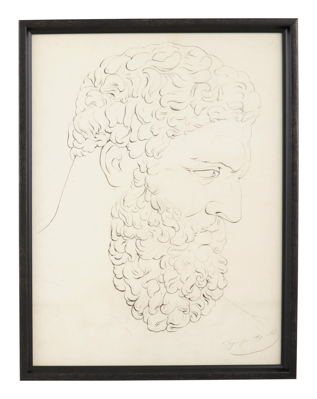 Jayson Home - Antique Graphite Portrait