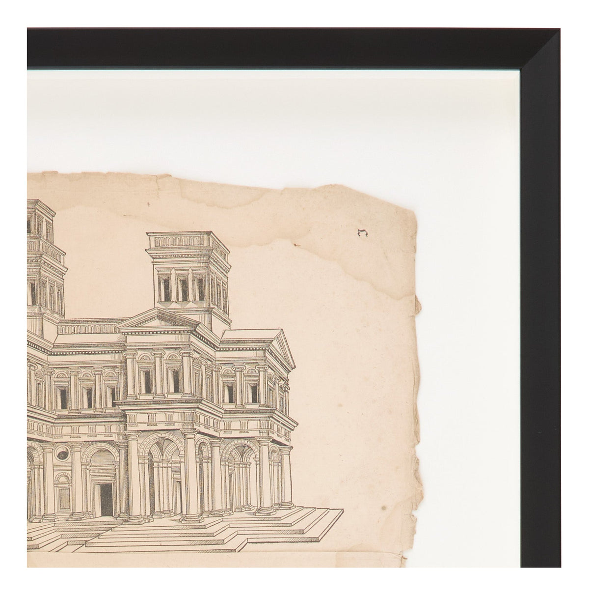 Jayson Home - Antique Charcoal Architectural Drawing I