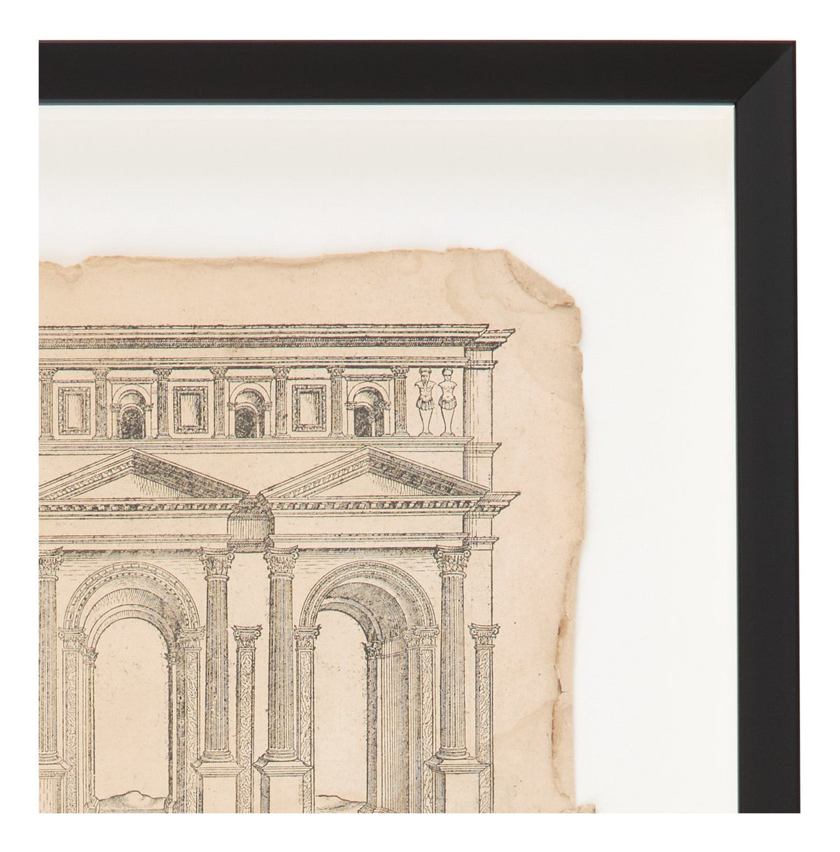 Jayson Home - Antique Charcoal Architectural Drawing II