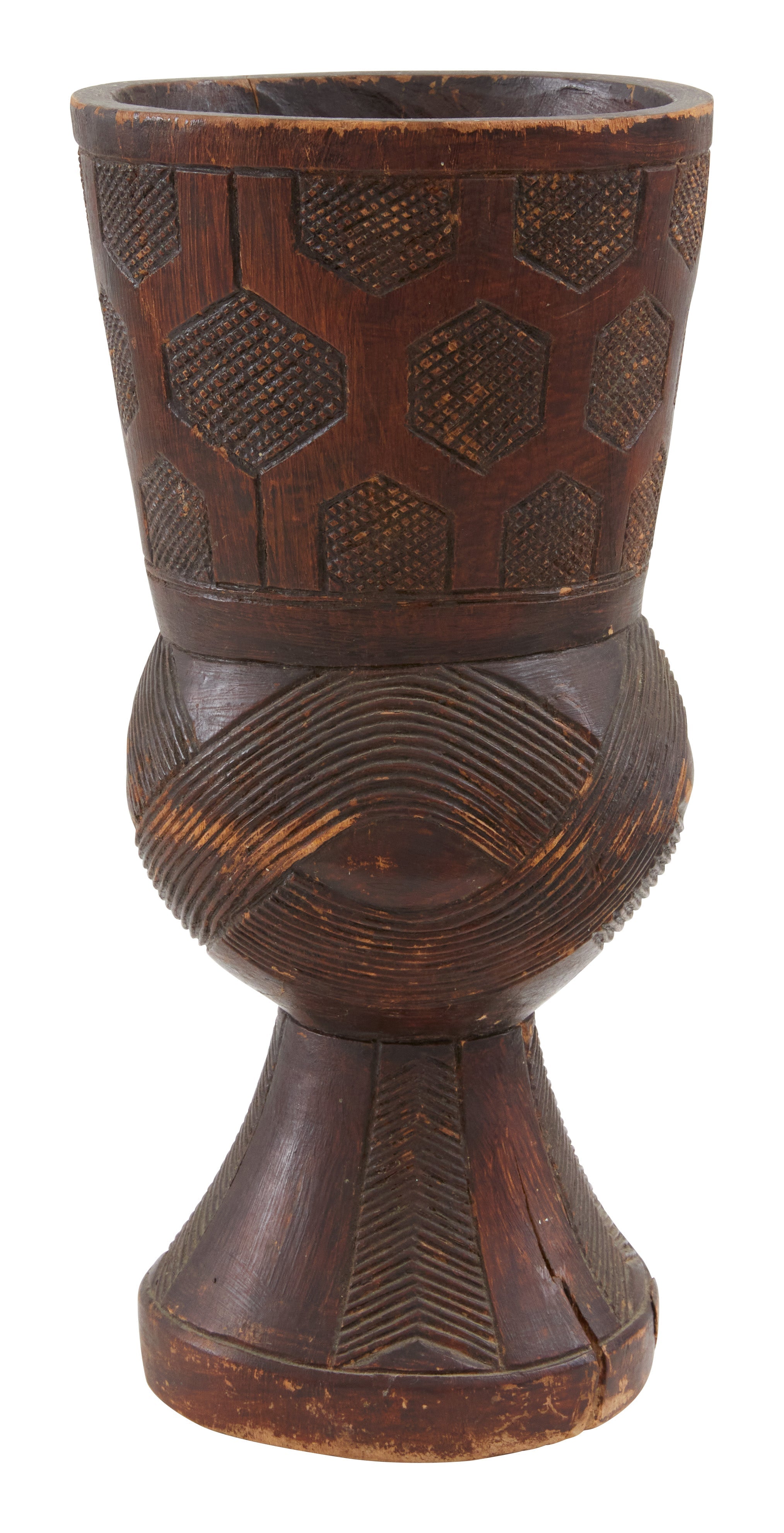 Jayson Home - Vintage African Wood Vessel