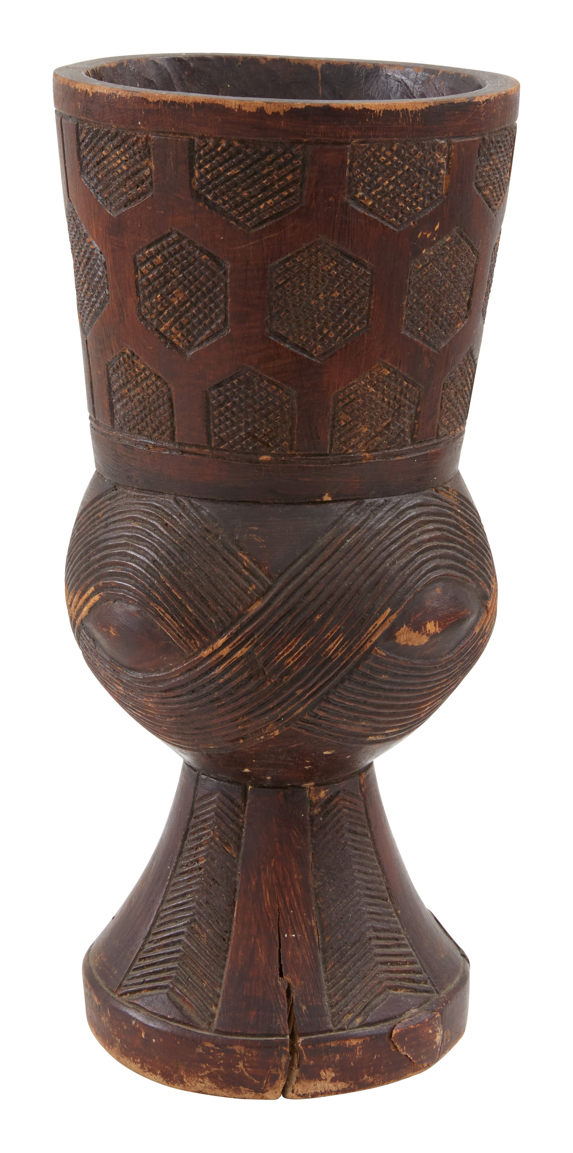 Jayson Home - Vintage African Wood Vessel