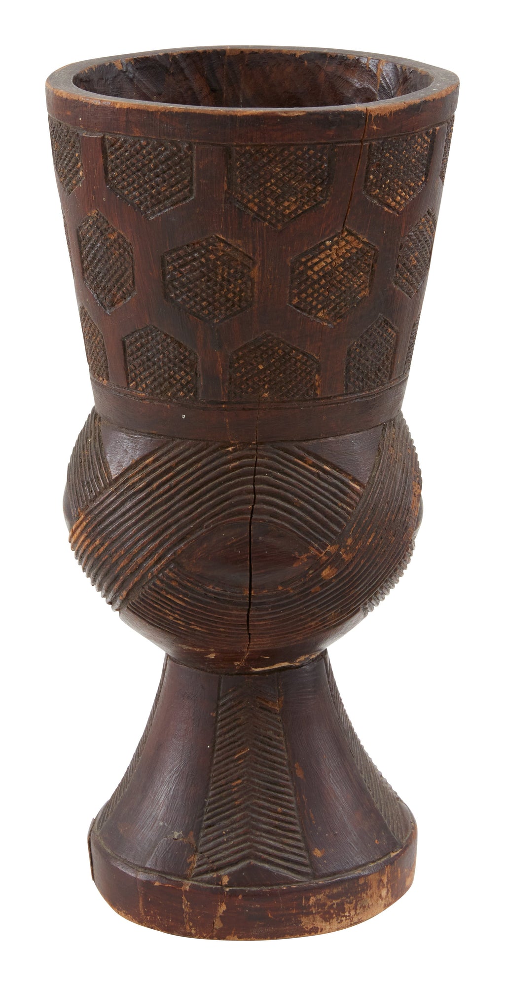 Jayson Home - Vintage African Wood Vessel