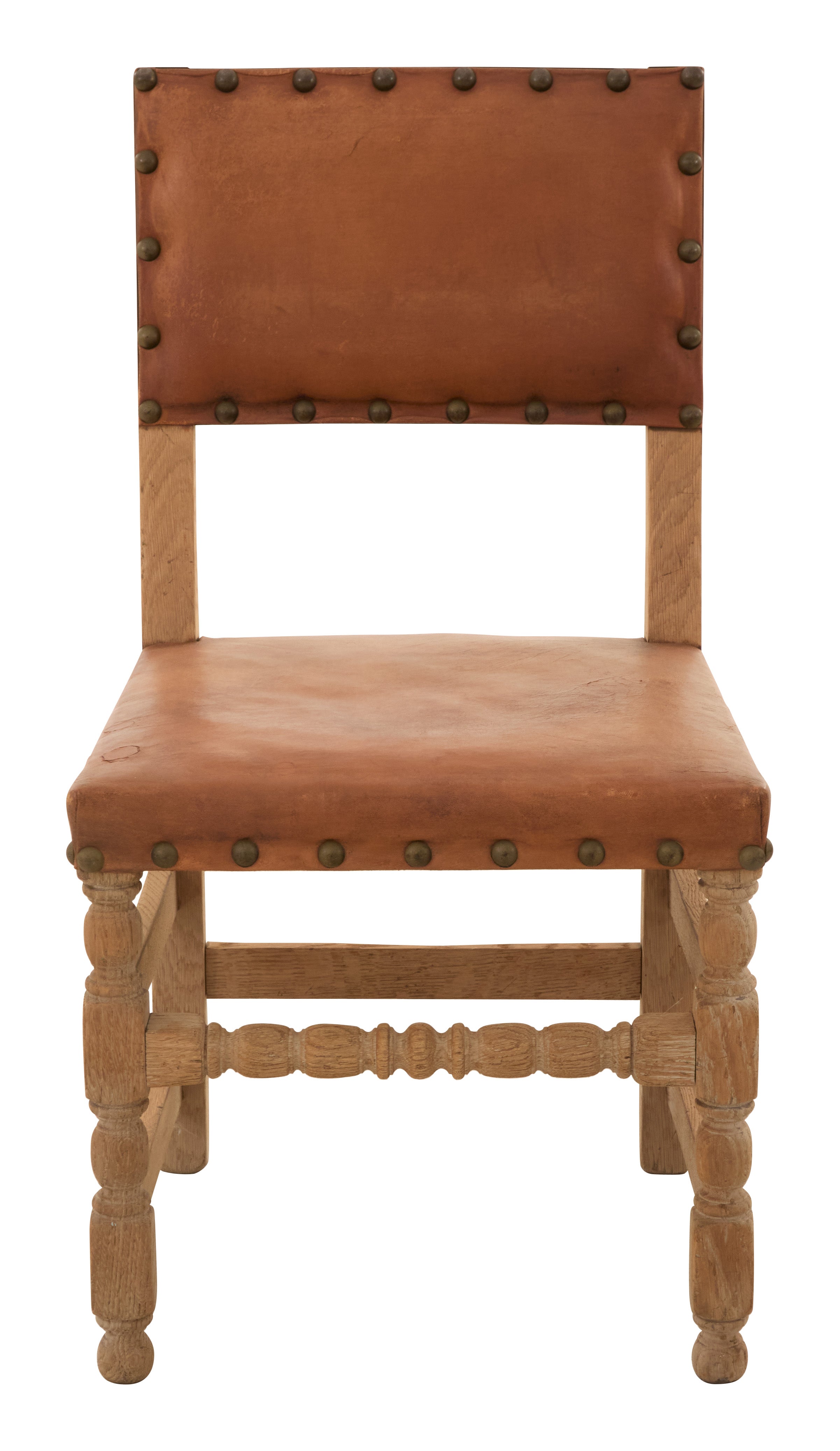 Jayson Home - Antique Leather Dining Chair