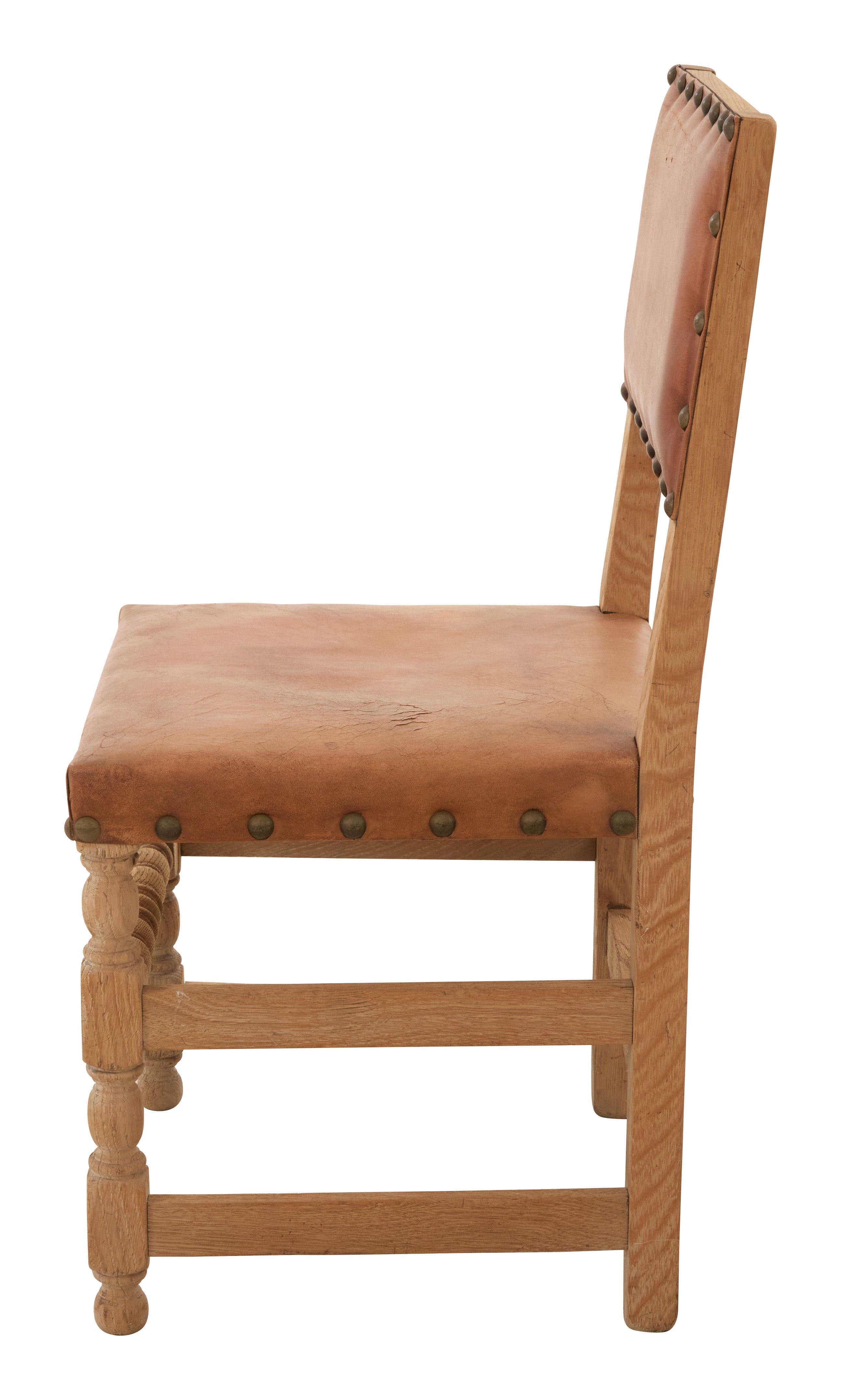 Jayson Home - Antique Leather Dining Chair