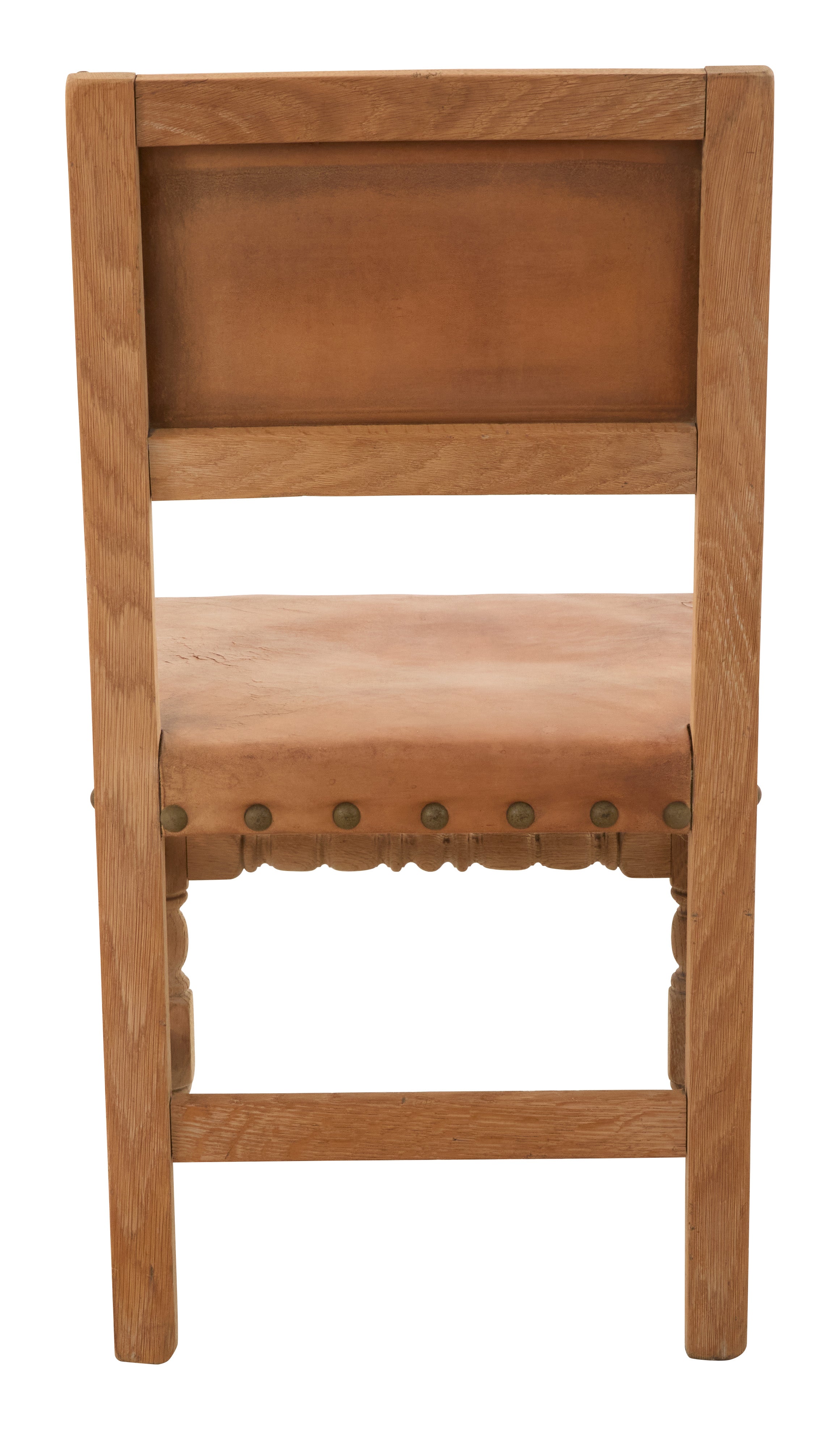 Jayson Home - Antique Leather Dining Chair