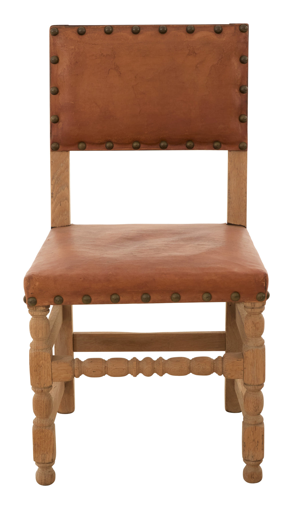 Jayson Home - Antique Leather Dining Chair