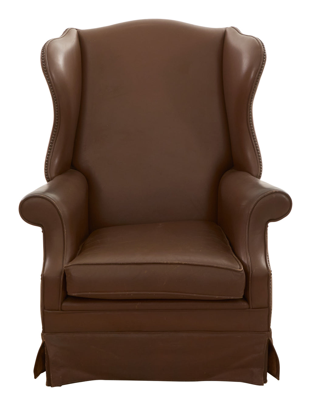 Jayson Home - Vintage Leather Wingback Chair