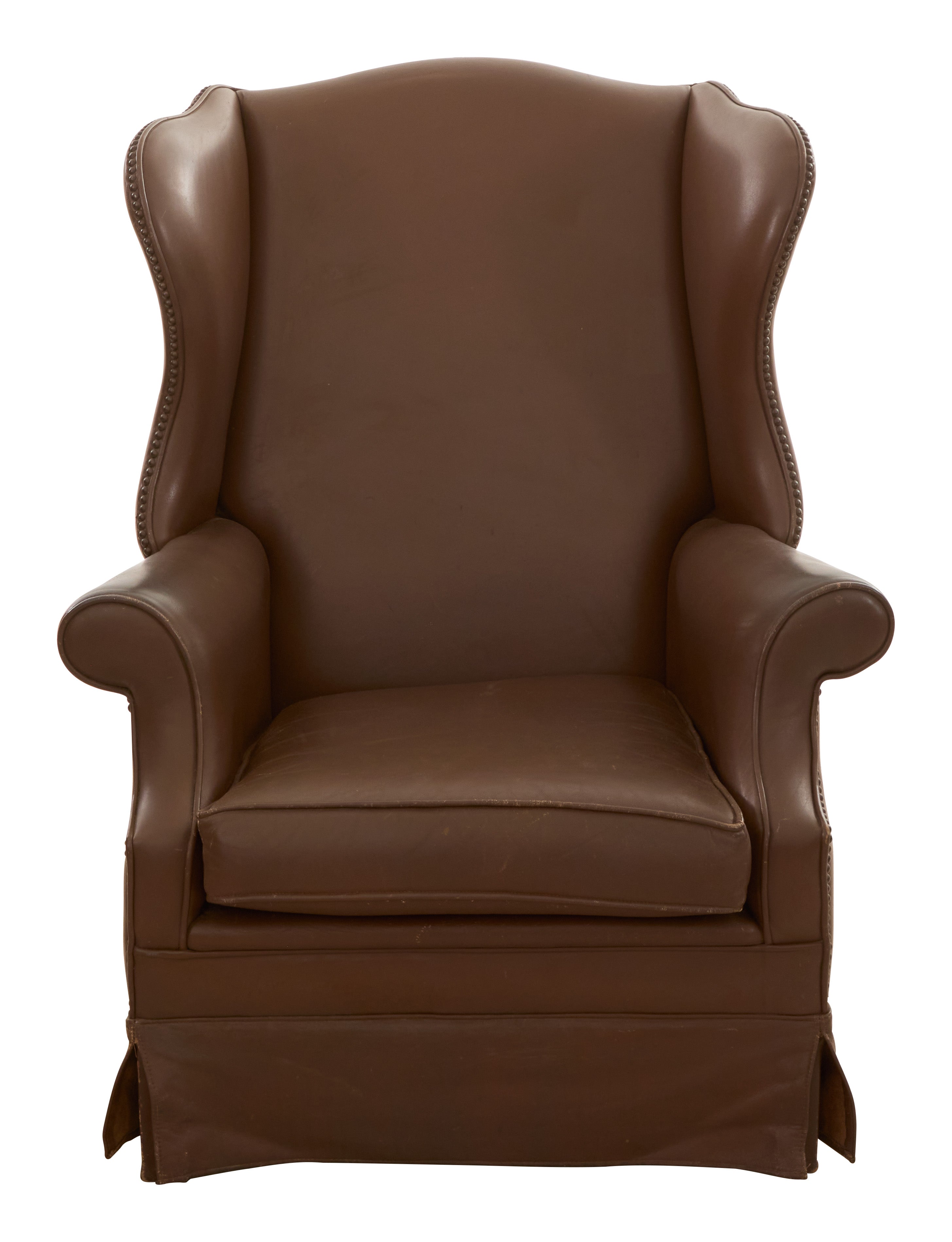 Jayson Home - Vintage Leather Wingback Chair