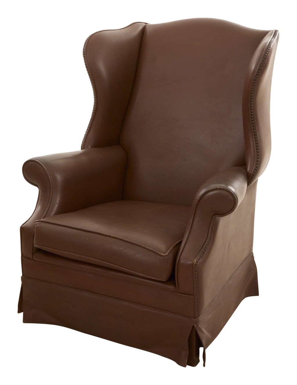 Jayson Home - Vintage Leather Wingback Chair