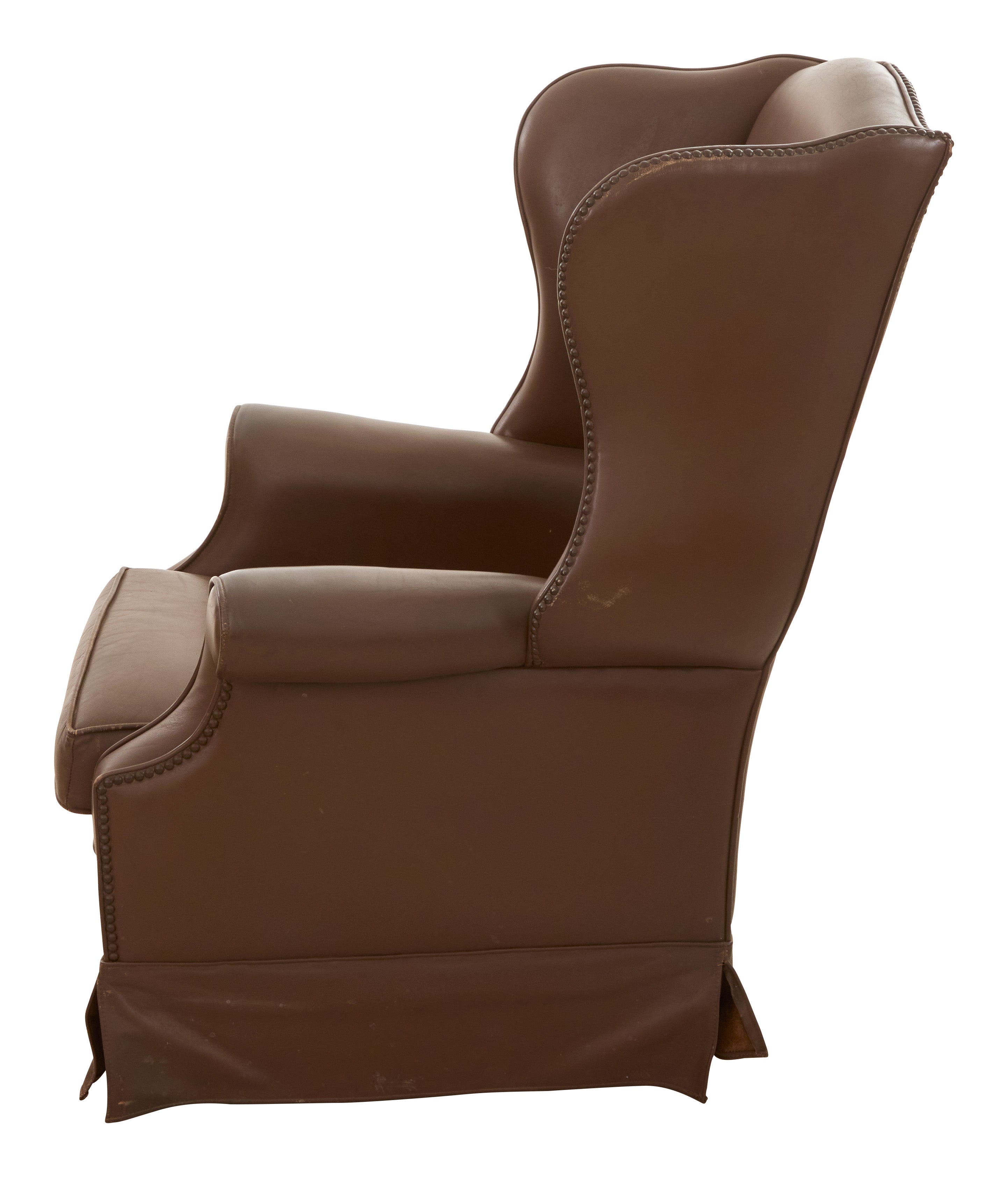 Jayson Home - Vintage Leather Wingback Chair