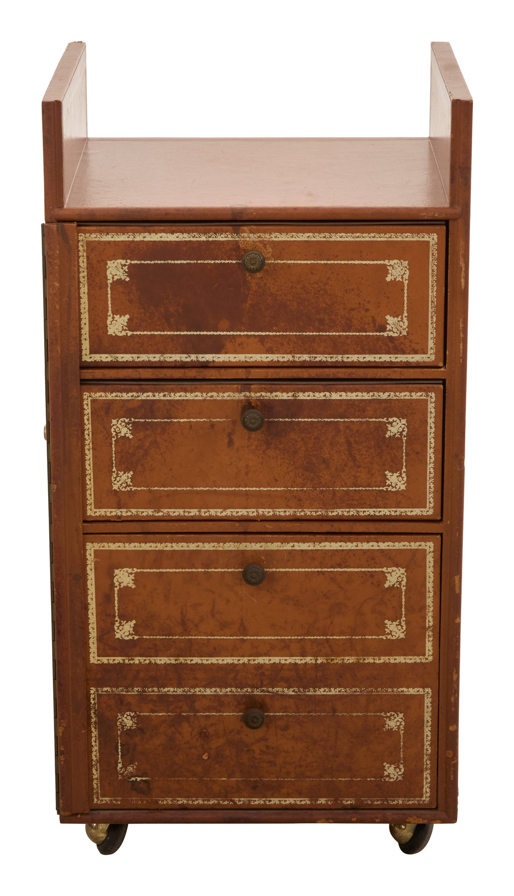 Jayson Home - Vintage Leather Nightstand