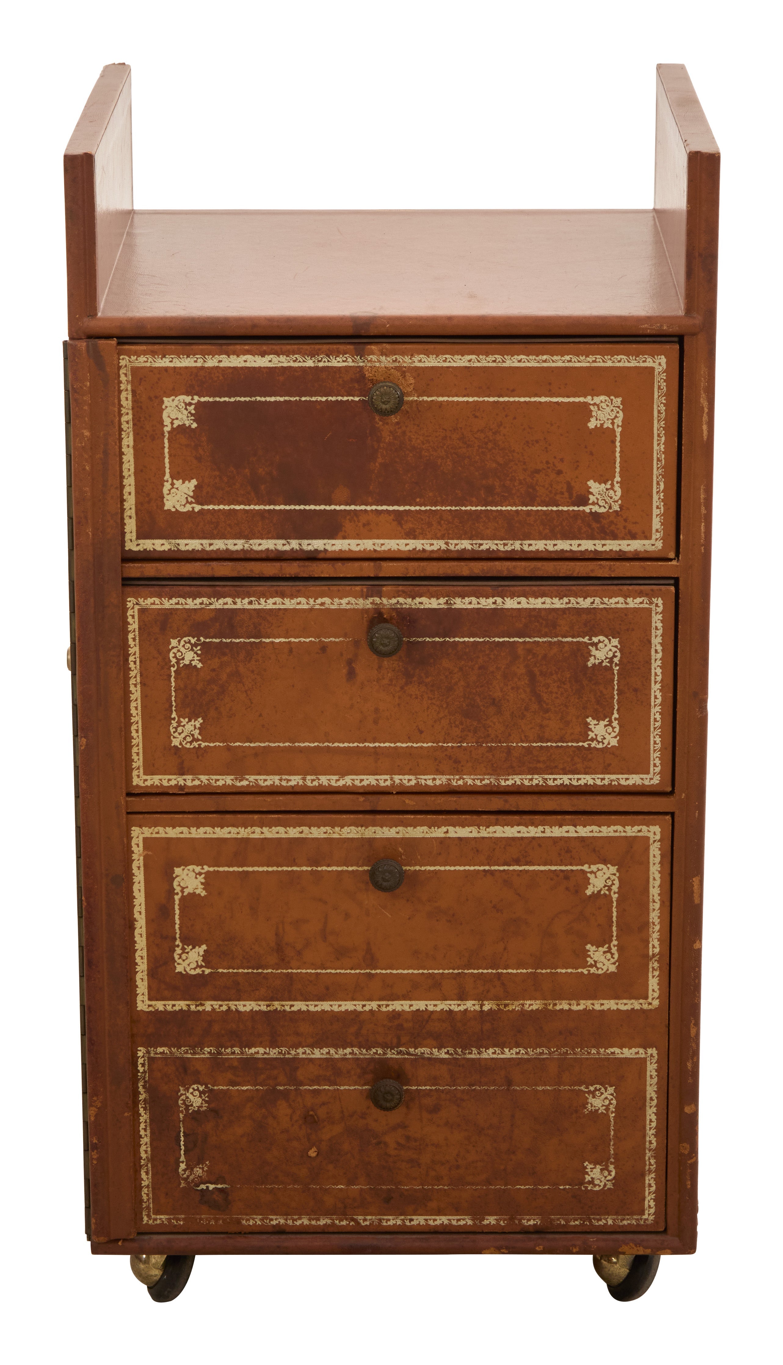 Jayson Home - Vintage Leather Nightstand