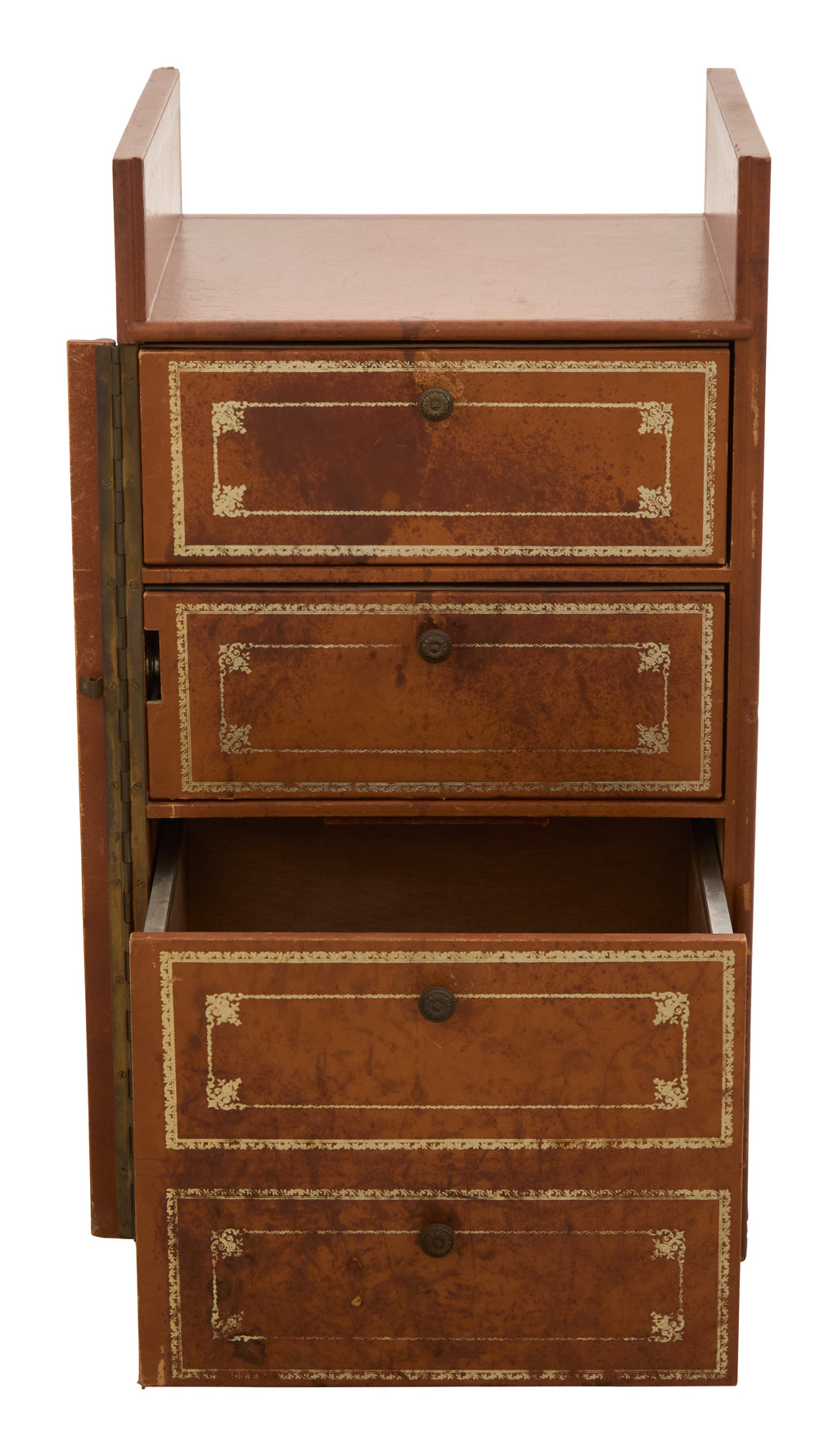 Jayson Home - Vintage Leather Nightstand