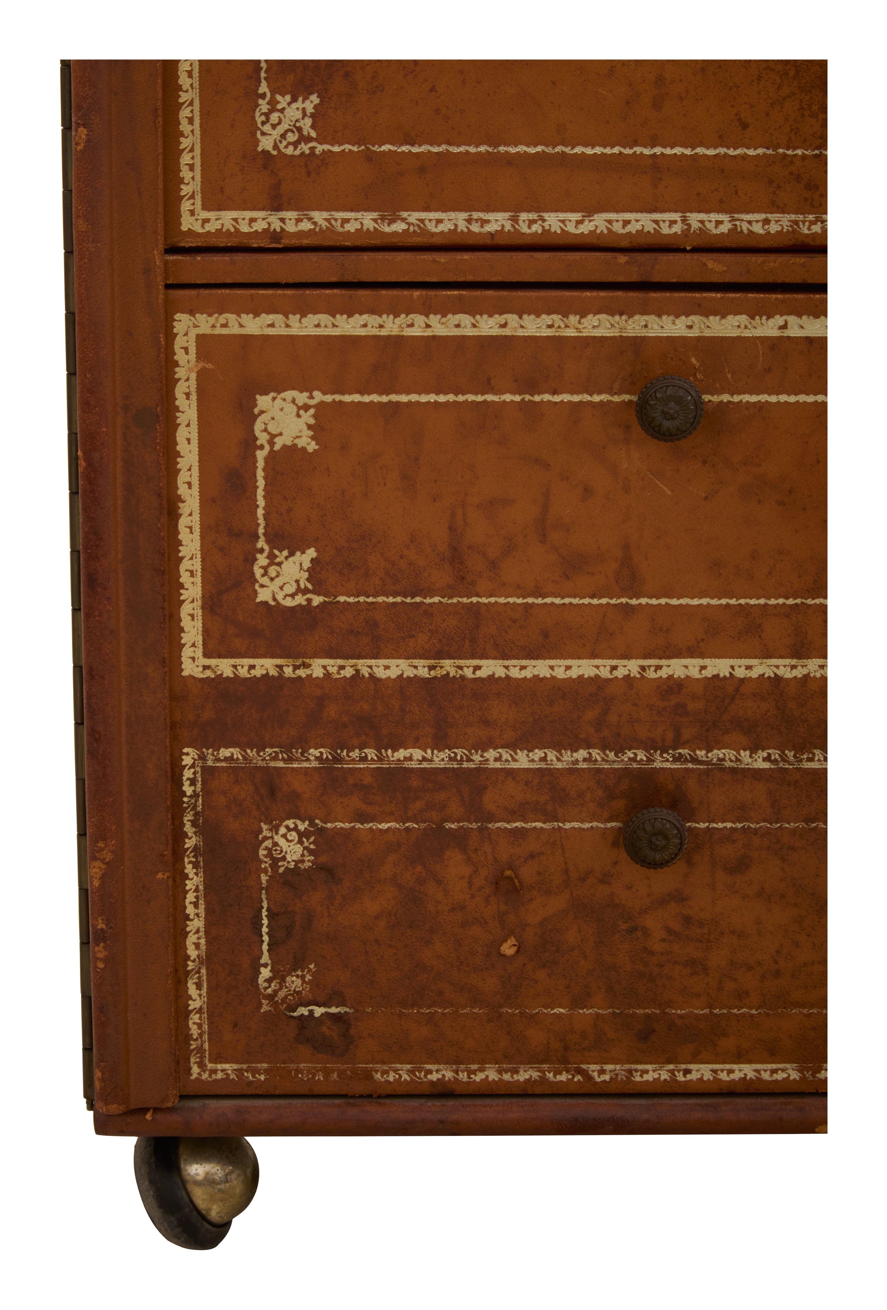 Jayson Home - Vintage Leather Nightstand