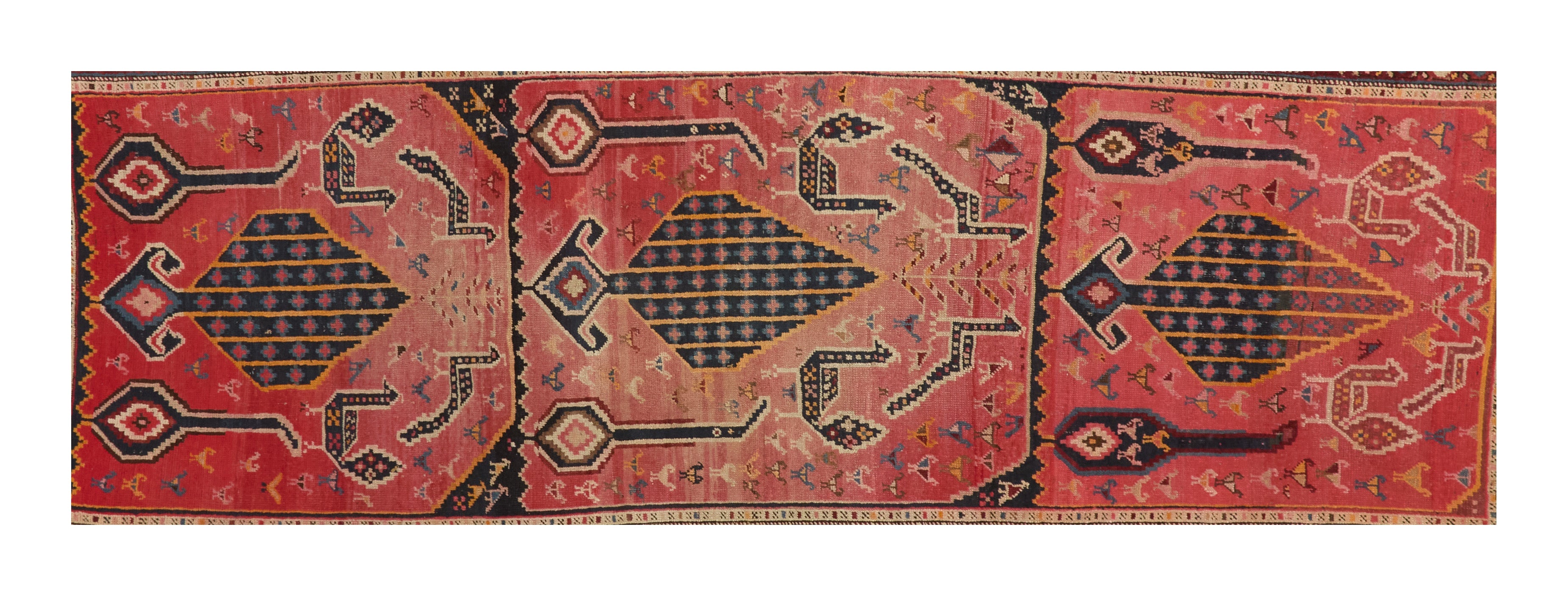 Jayson Home - Vintage Karabagh Rug - 8'8" x 3'8"