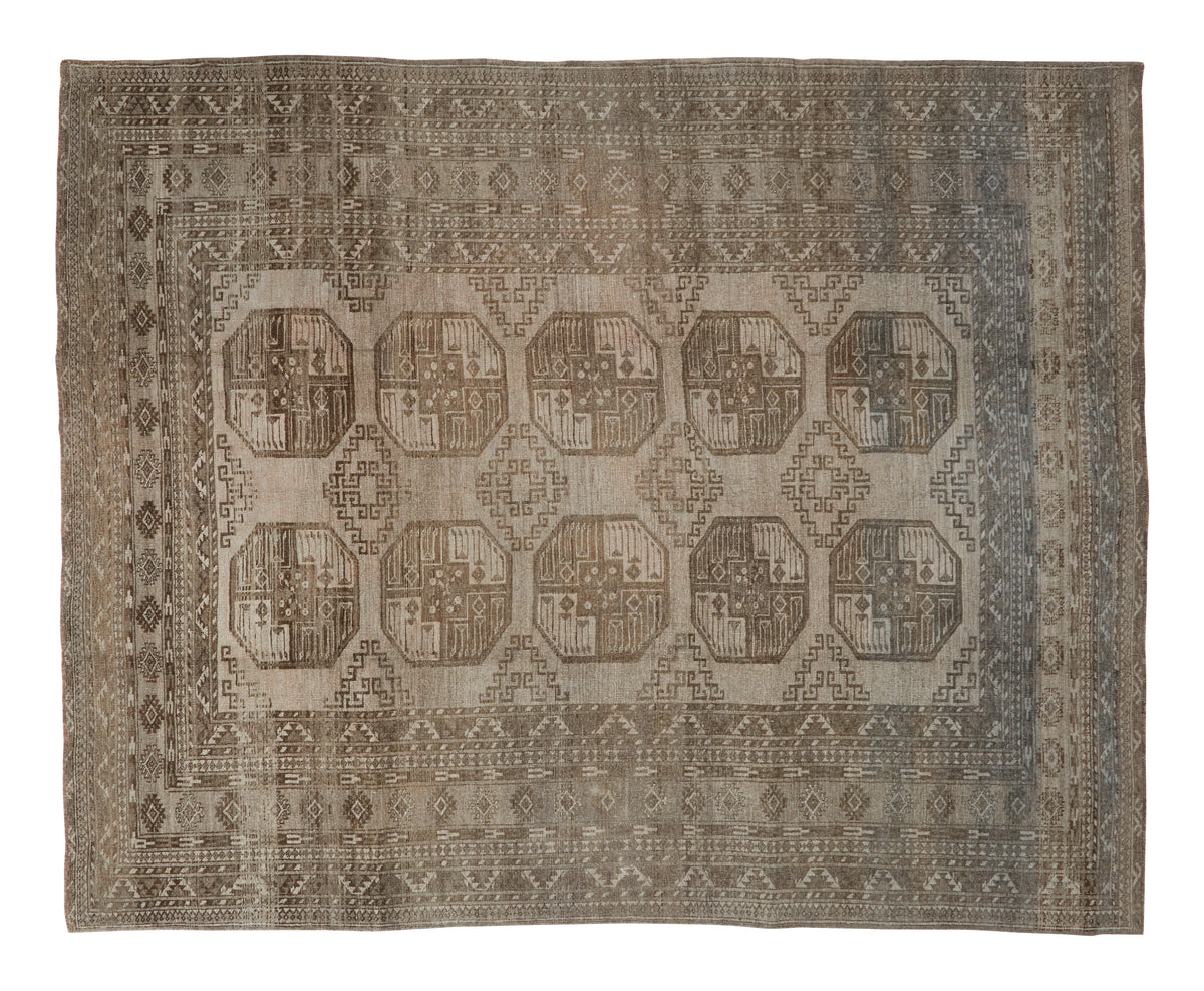 Jayson Home - Vintage Afghan Rug - 9'3" x 7'5"