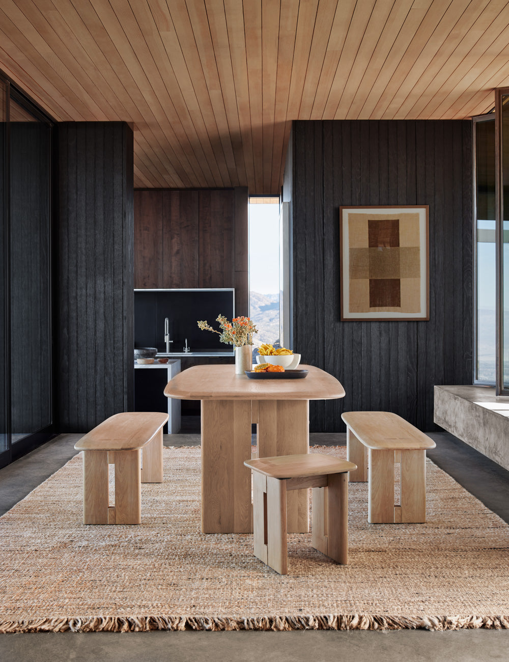 Lulu and Georgia - Hagan Handwoven Jute - Blend Rug Swatch 12" x 12"