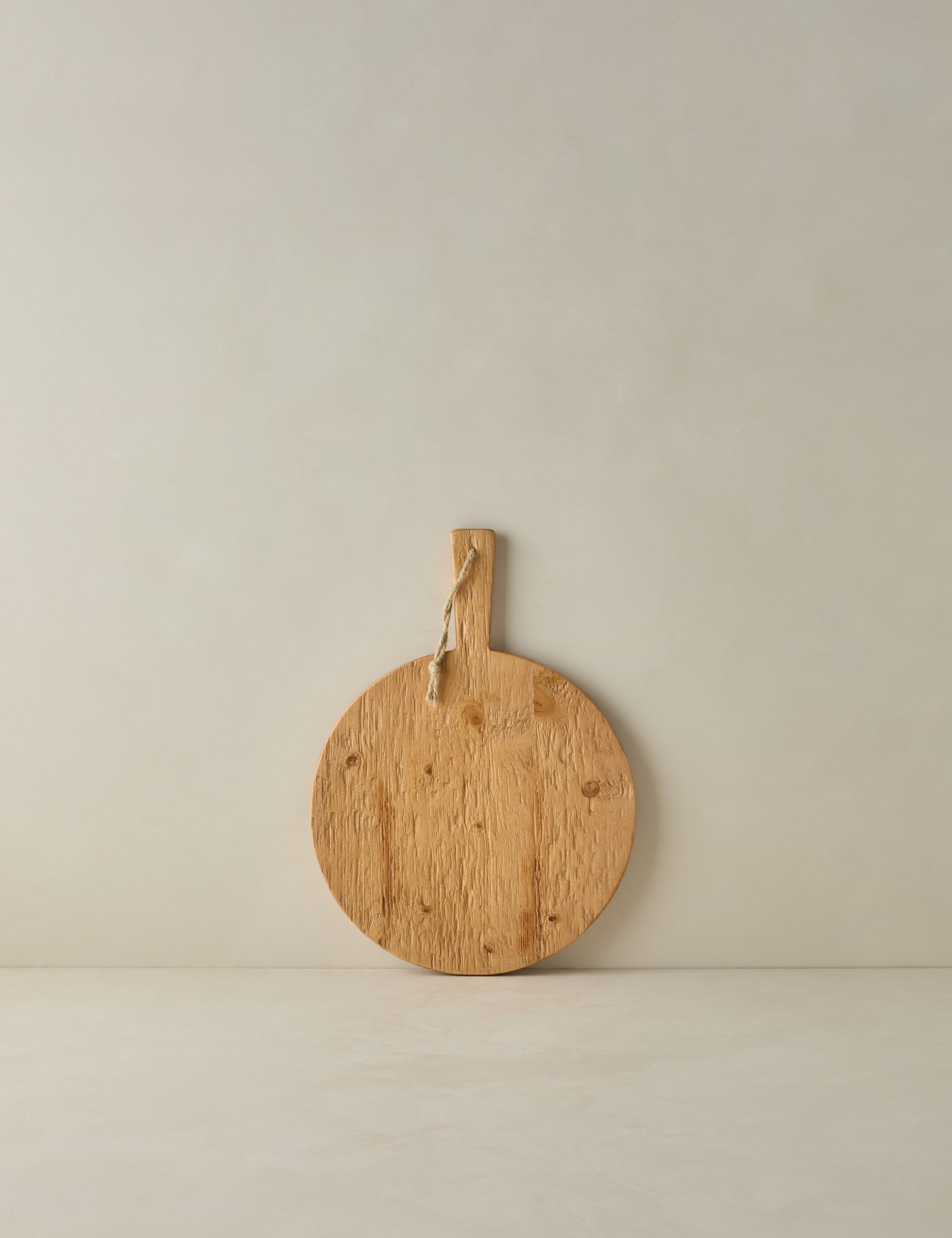 Lulu and Georgia - Handcrafted Round Pine Serving Board by etúHOME