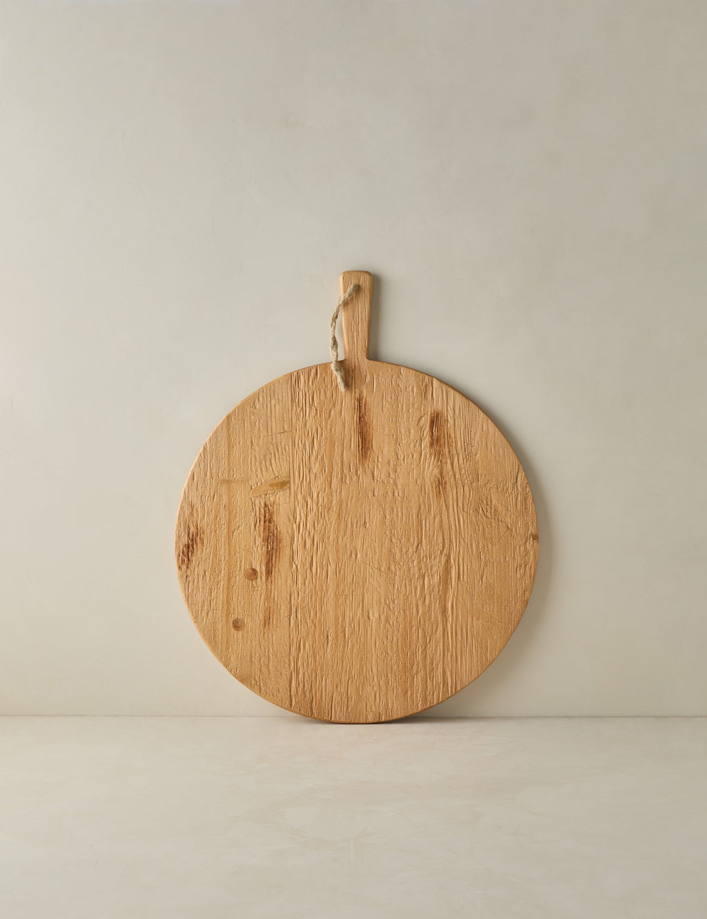 Lulu and Georgia - Handcrafted Round Pine Serving Board by etúHOME
