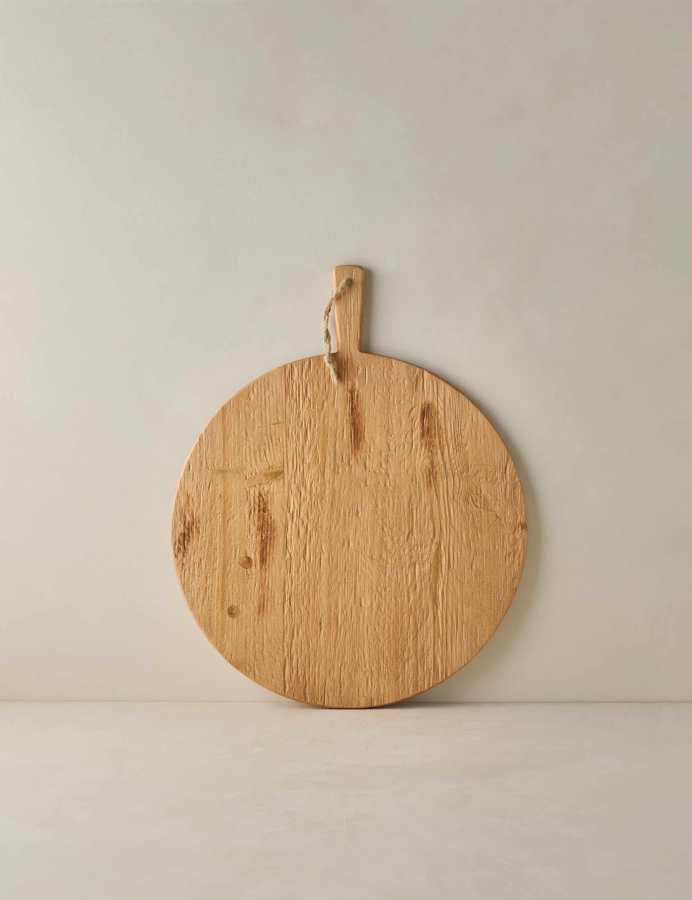 Lulu and Georgia - Handcrafted Round Pine Serving Board by etúHOME