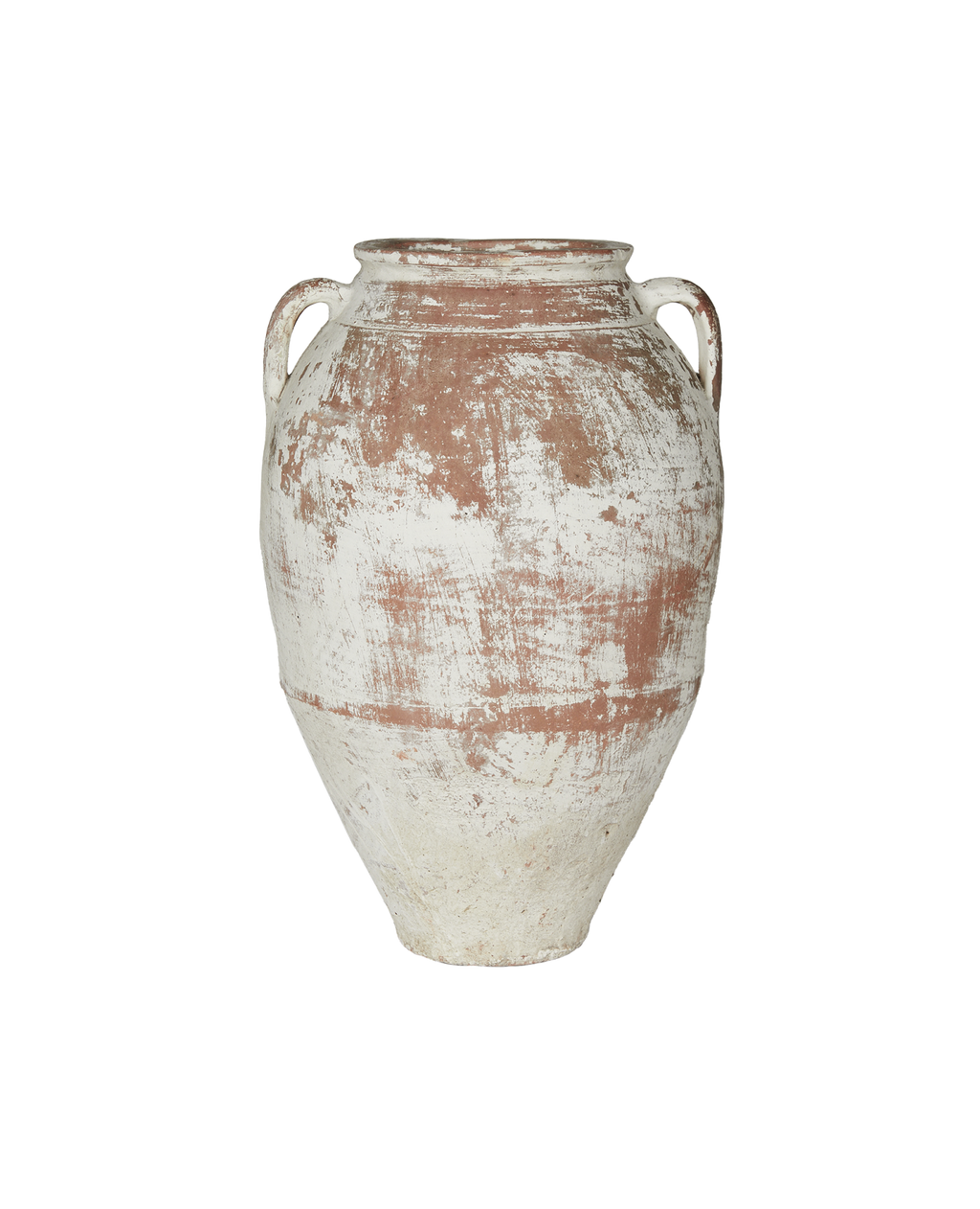 Olive Ateliers - Two Handle Pot - White Wash