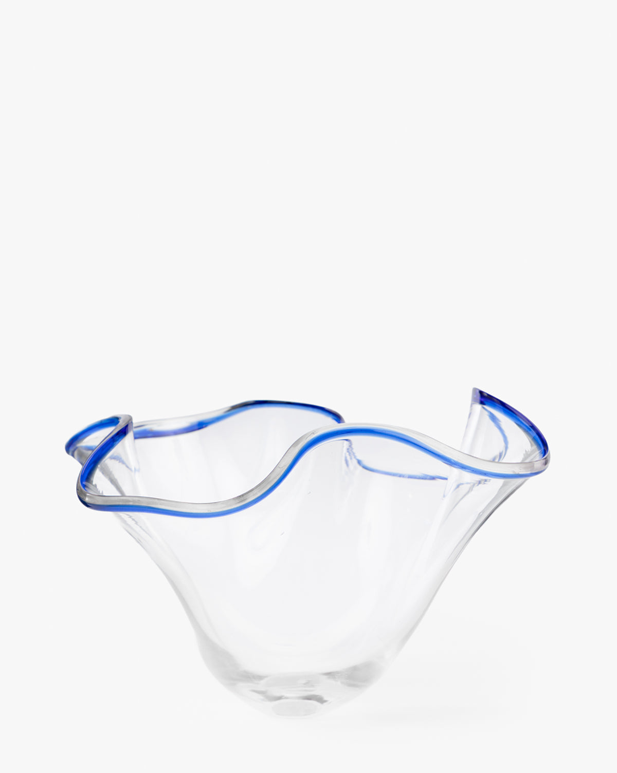 McGee & Co - Handmade Glass Ruffled Bowl