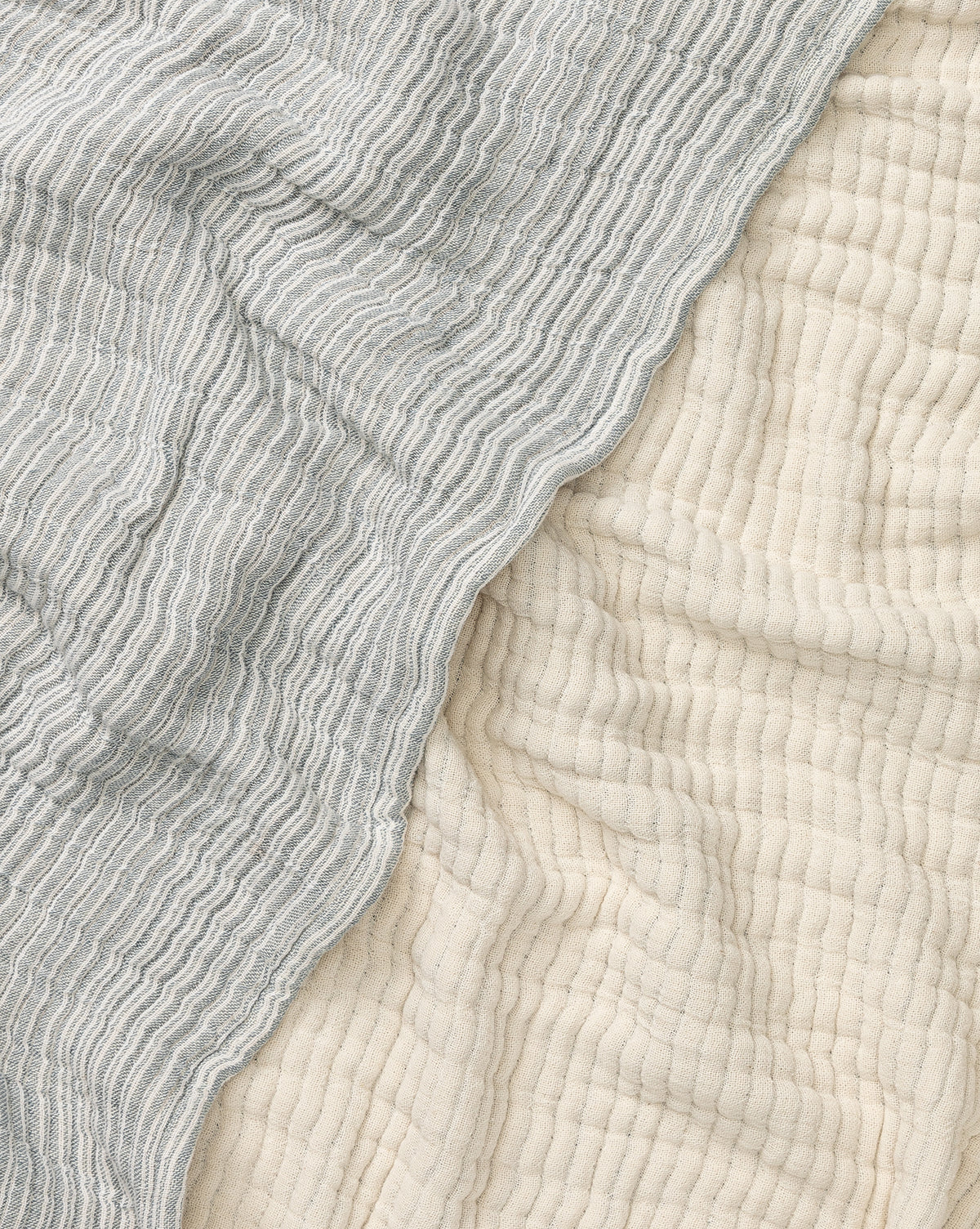 McGee & Co - Hanson Striped Cotton Coverlet