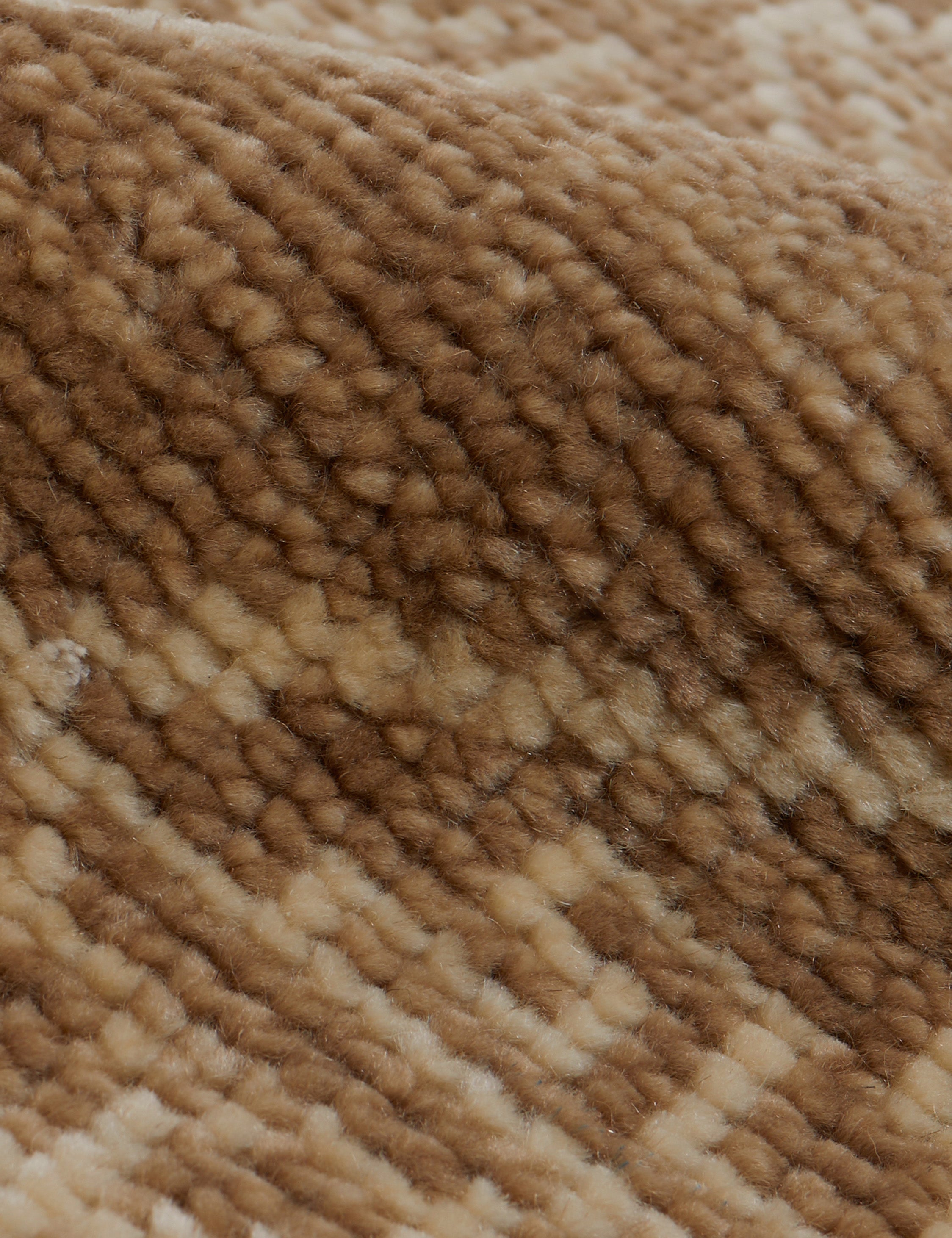 Lulu and Georgia - Harrington Hand - Knotted Wool Rug Swatch 12" x 12"