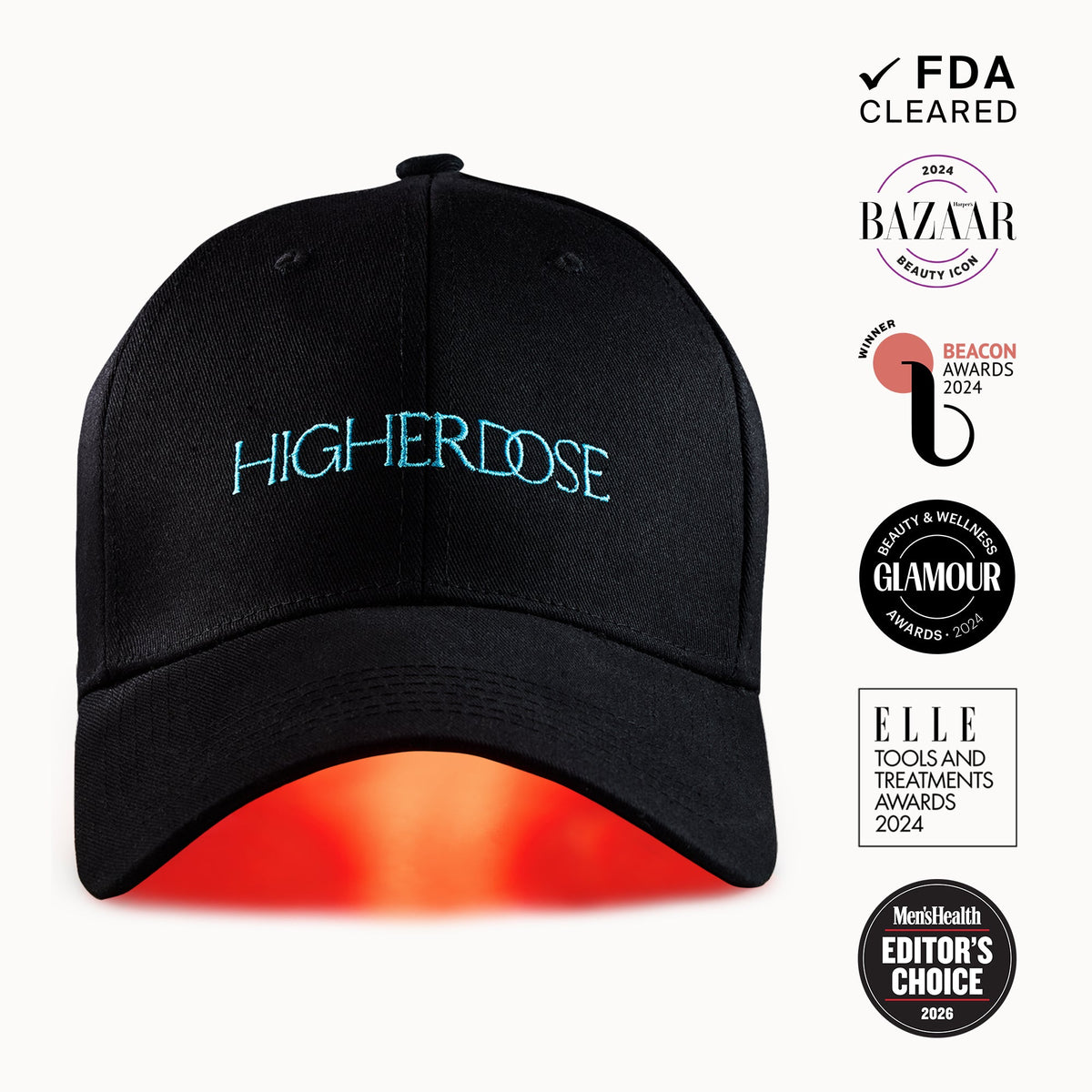 Higher Dose - Red Light Hat