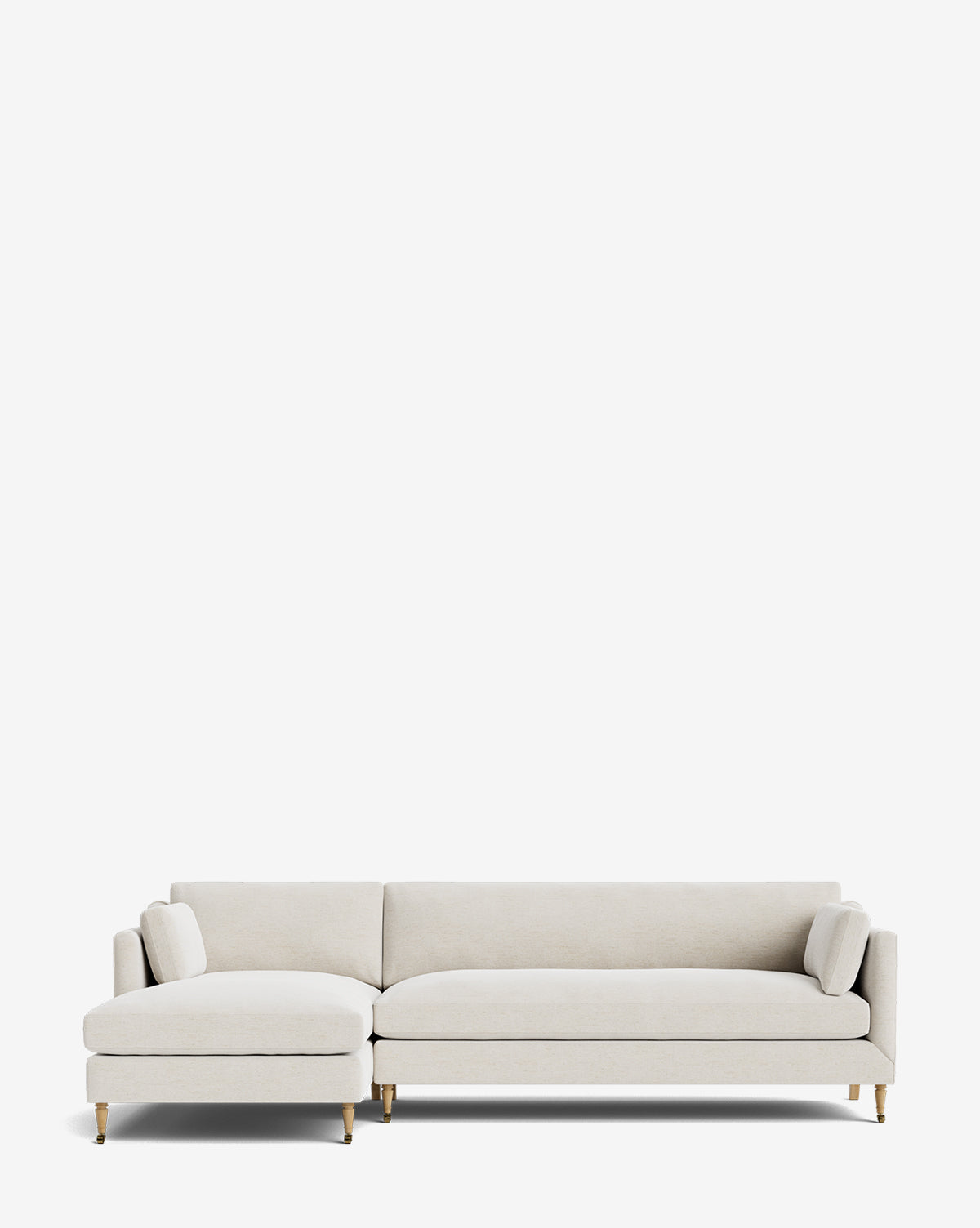 McGee & Co - Haverford Upholstered Left Chaise Sectional 113"