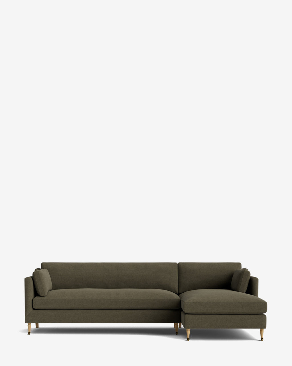 McGee & Co - Haverford Upholstered Right Chaise Sectional 113"
