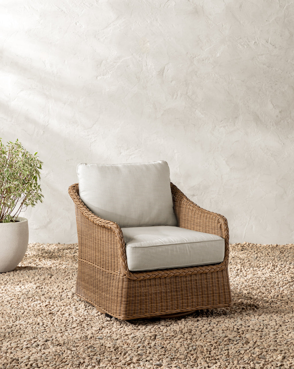 McGee & Co - Haviland Outdoor Swivel Lounge Chair