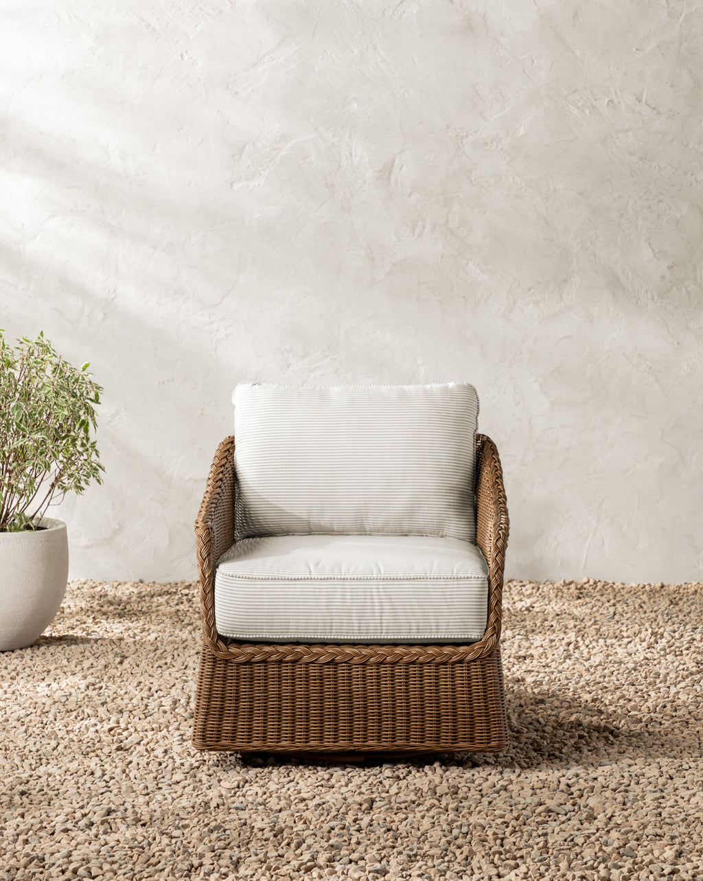 McGee & Co - Haviland Outdoor Swivel Lounge Chair