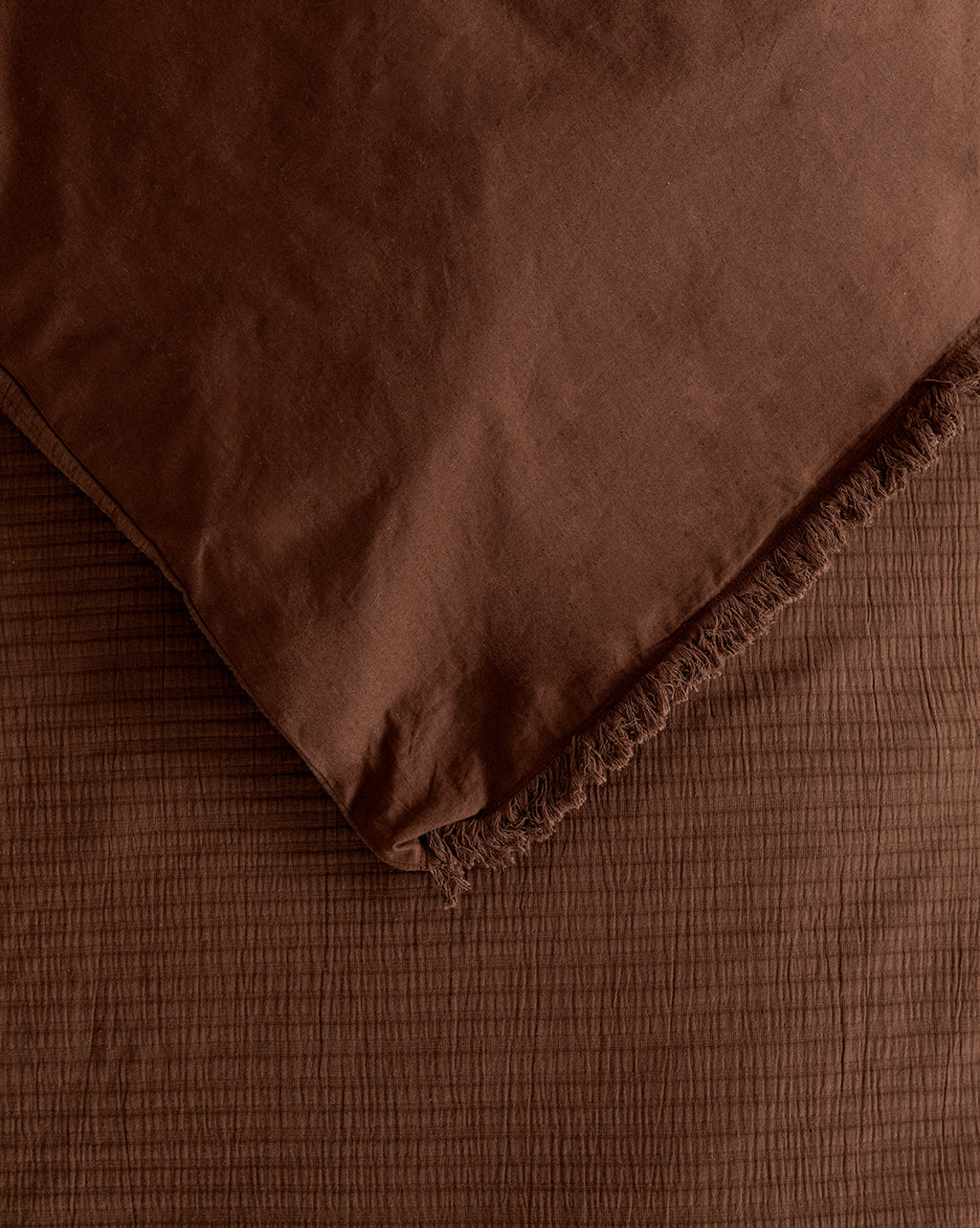 McGee & Co - Hendricks Chocolate Cotton Duvet Cover