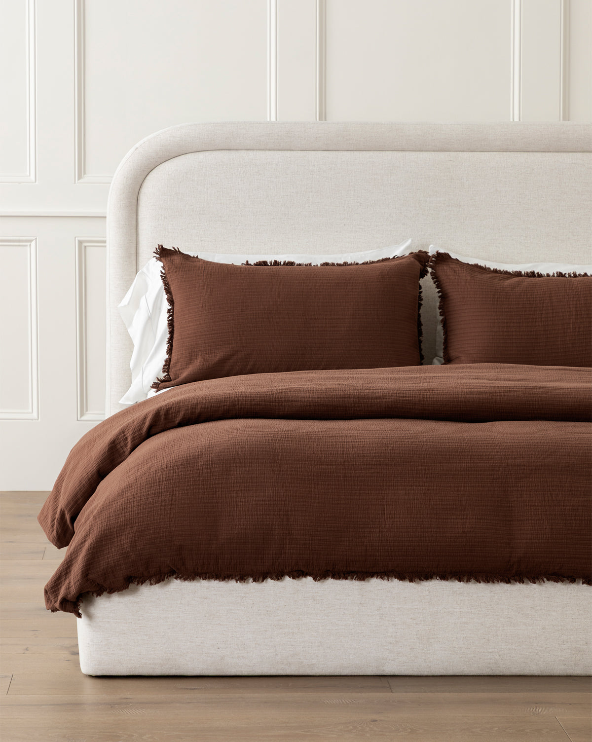McGee & Co - Hendricks Chocolate Cotton Duvet Cover