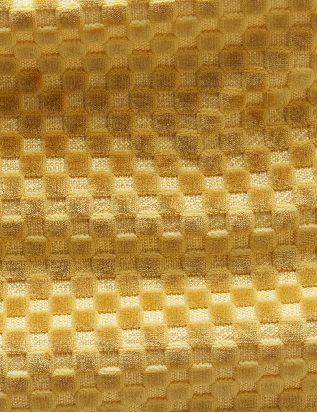 Lulu and Georgia - Hi - Lo Checker Velvet Fabric by Sarah Sherman Samuel