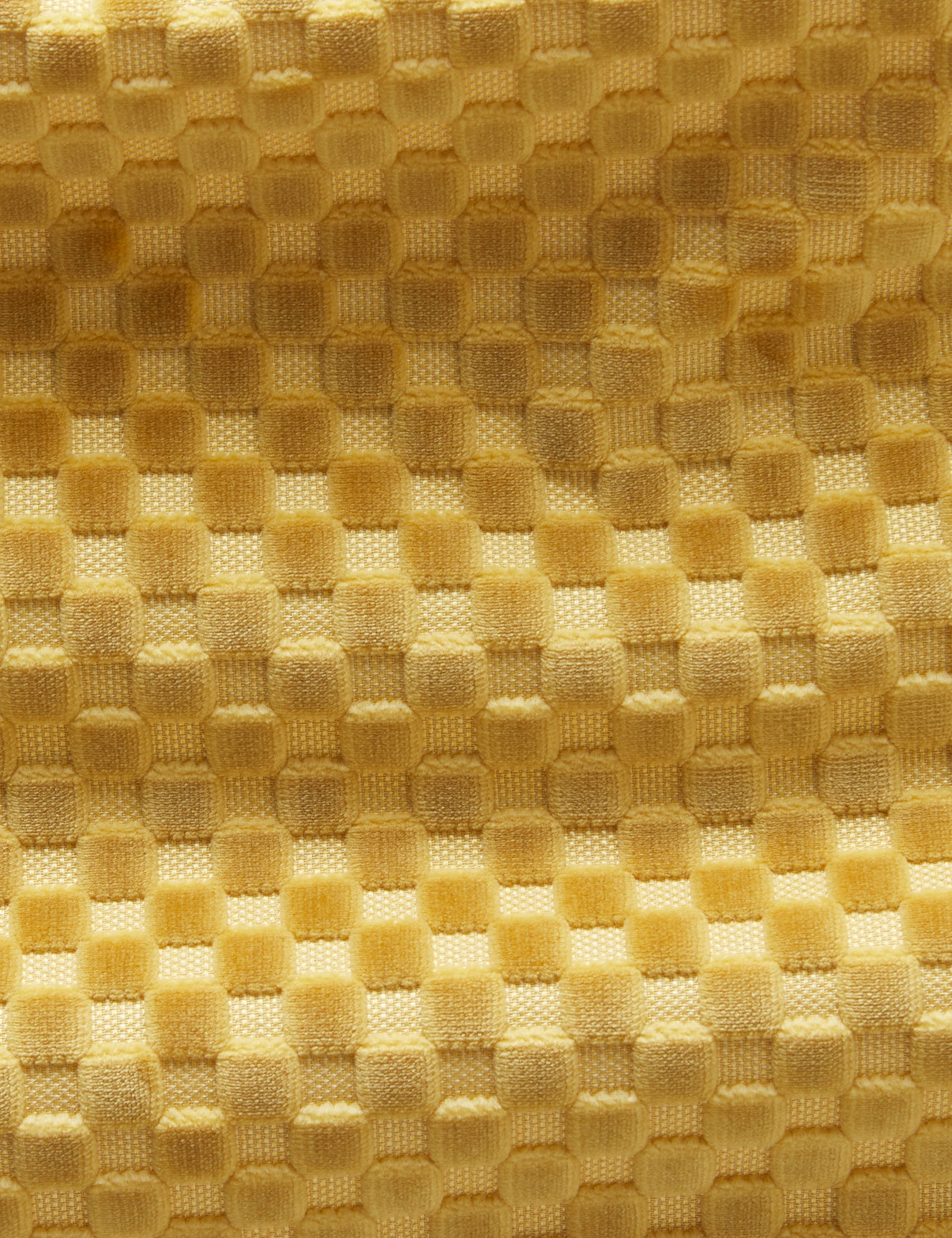 Lulu and Georgia - Hi - Lo Checker Velvet Fabric by Sarah Sherman Samuel