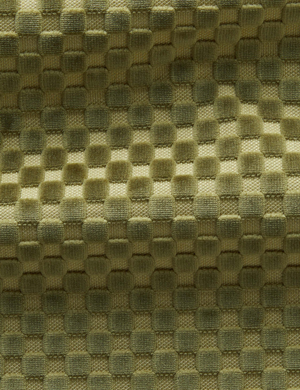 Lulu and Georgia - Hi - Lo Checker Velvet Fabric by Sarah Sherman Samuel