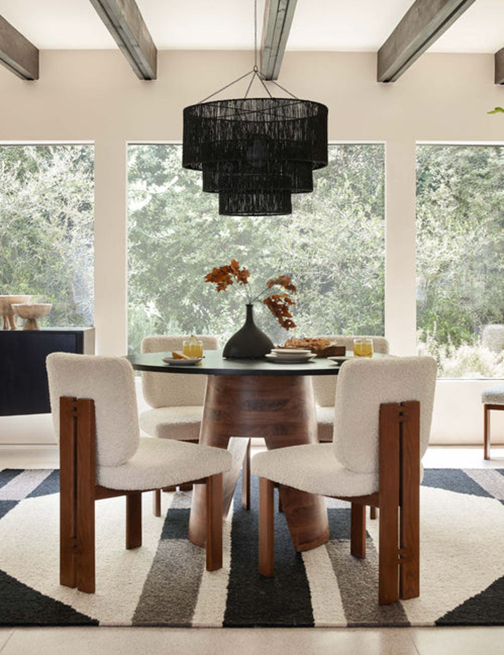 Lulu and Georgia - Chavette Chandelier, Black