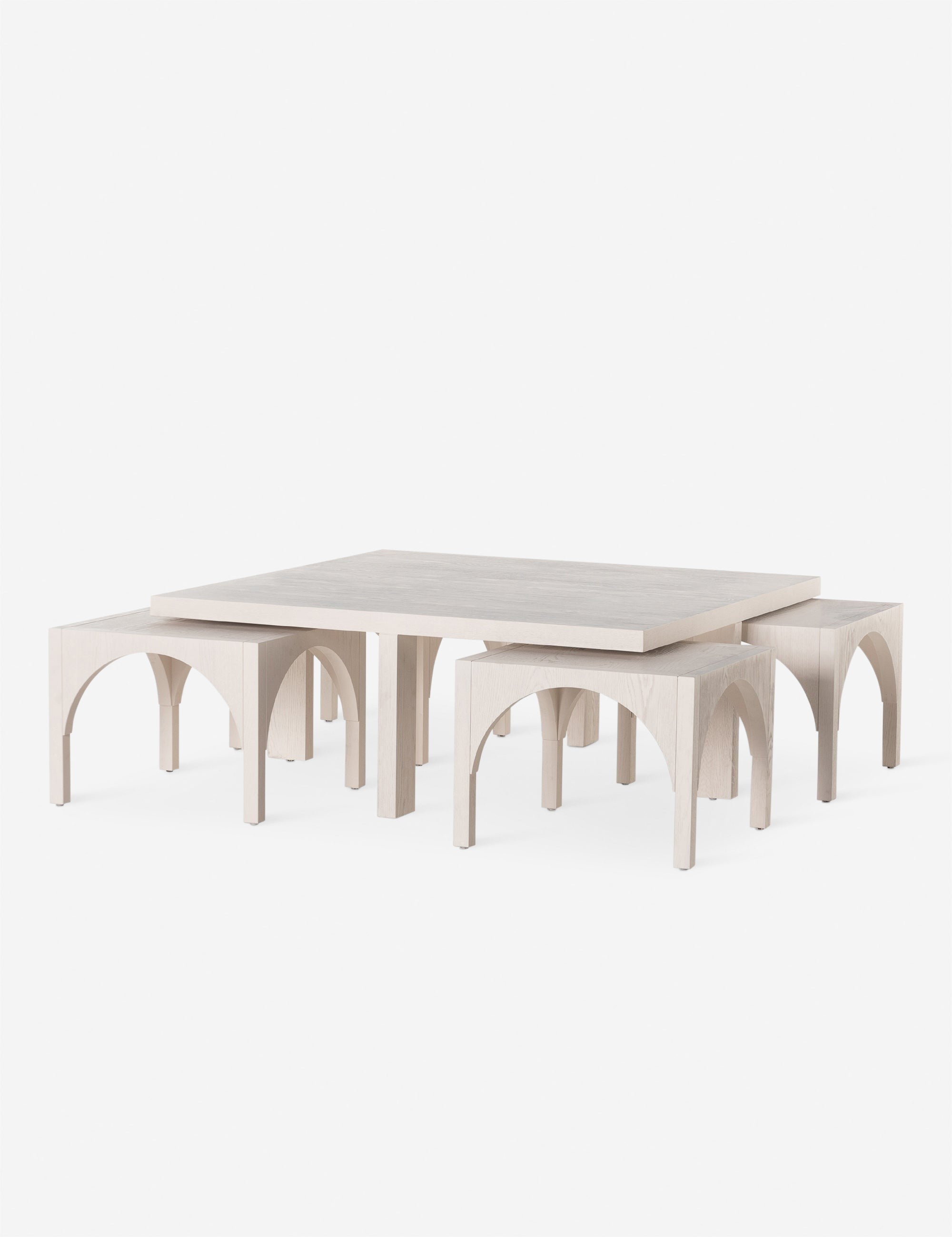 Lulu and Georgia - Hilgard Nesting Square Coffee Table (Set of 4)