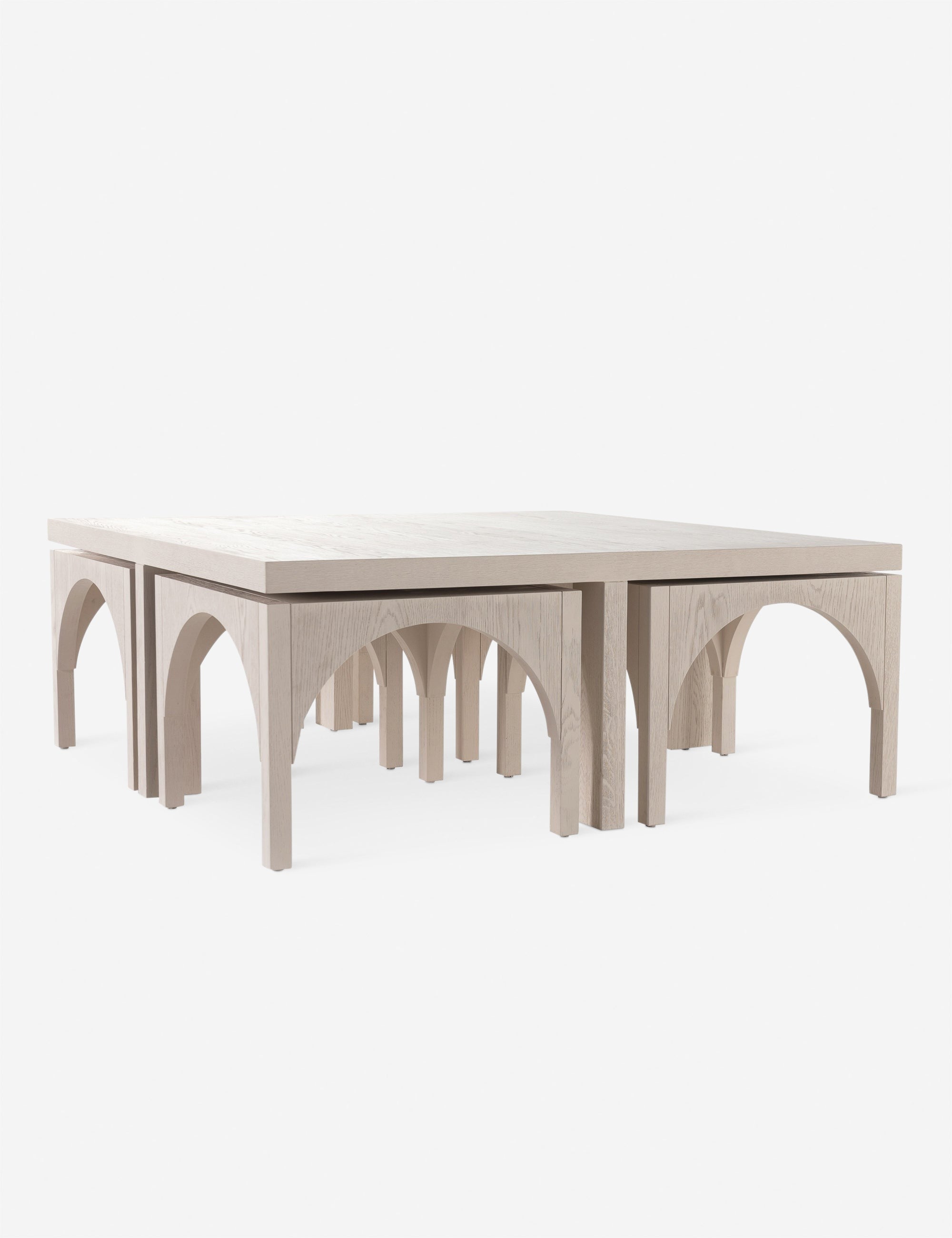 Lulu and Georgia - Hilgard Nesting Square Coffee Table (Set of 4)