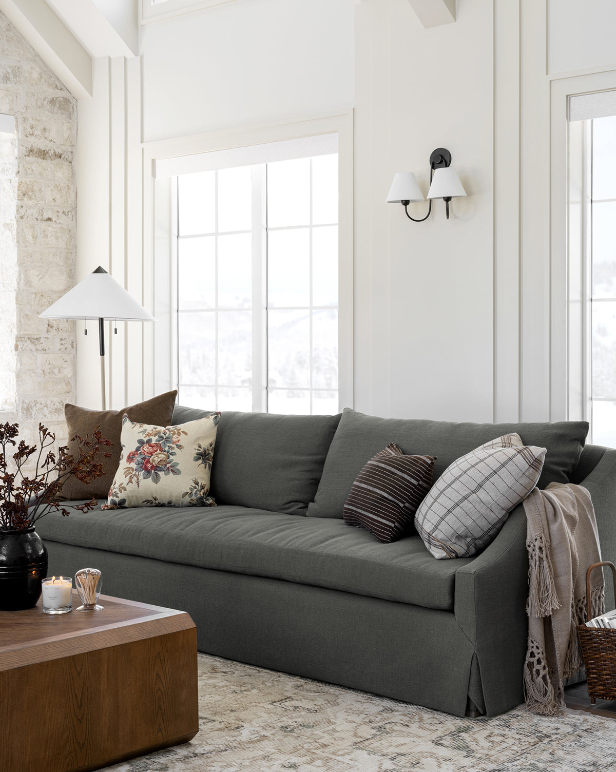McGee & Co - Everleigh Slipcover Sofa 96.5"