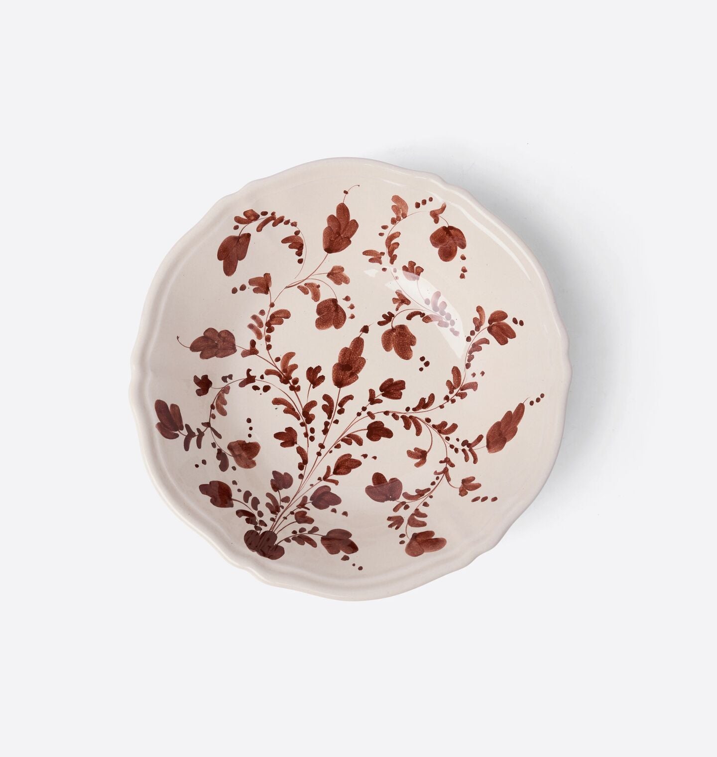 Amber Interiors - Floral Serving Bowl