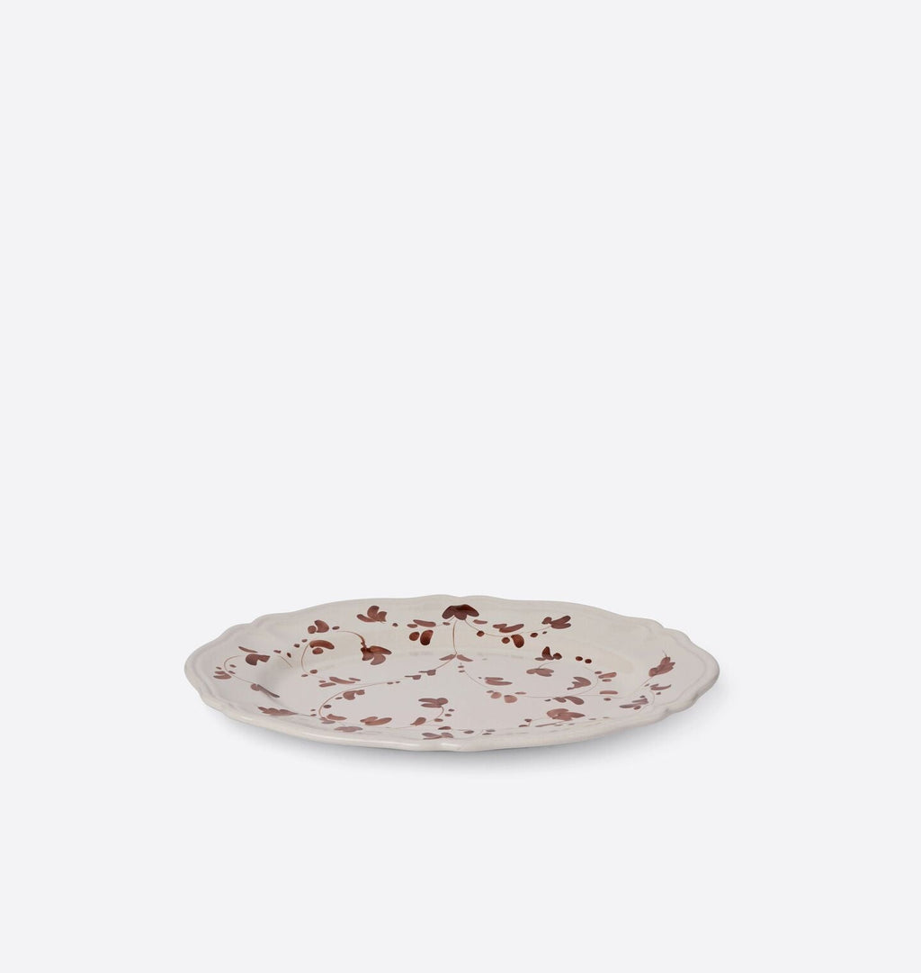 Amber Interiors - Floral Oval Platter