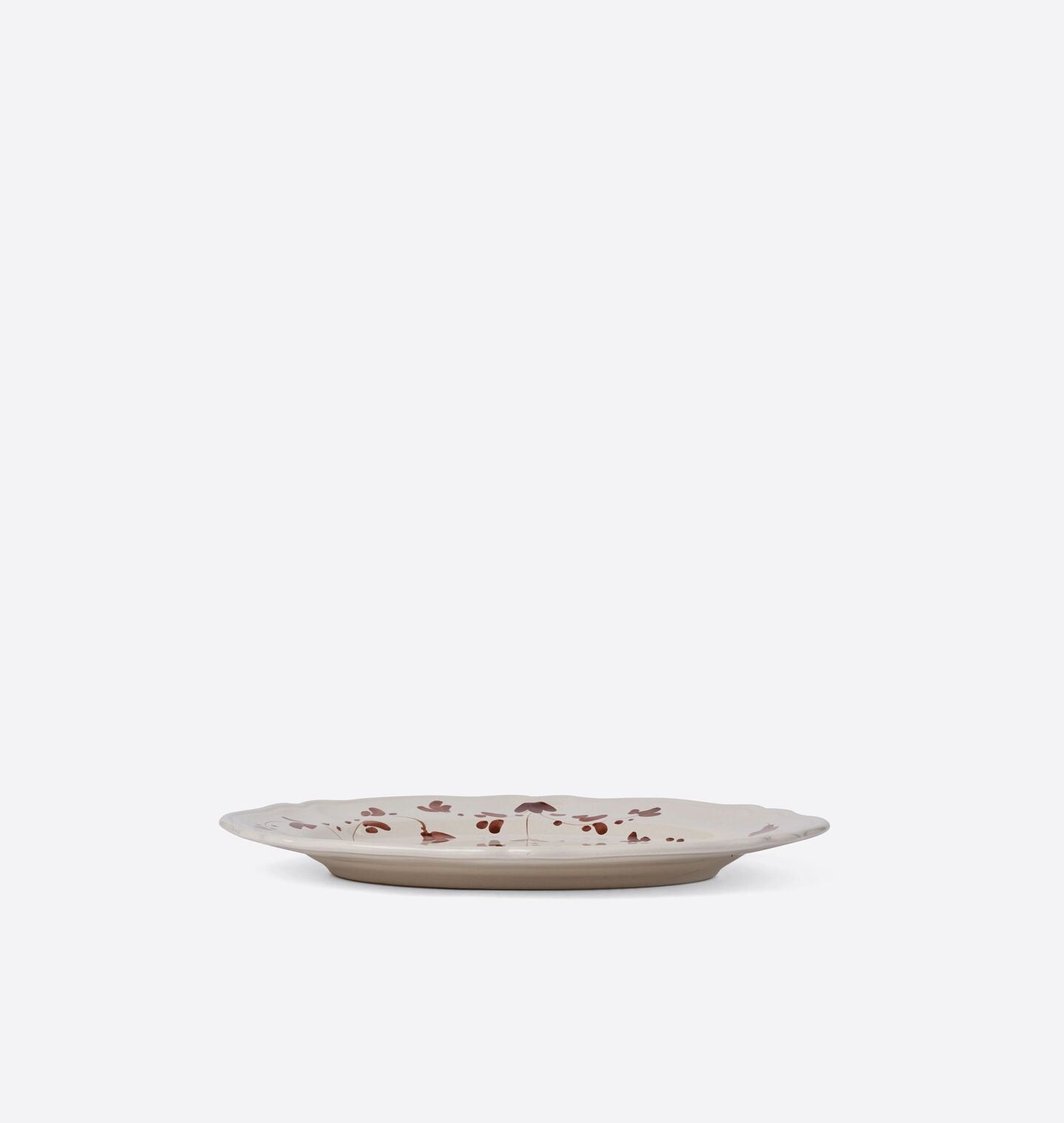 Amber Interiors - Floral Oval Platter