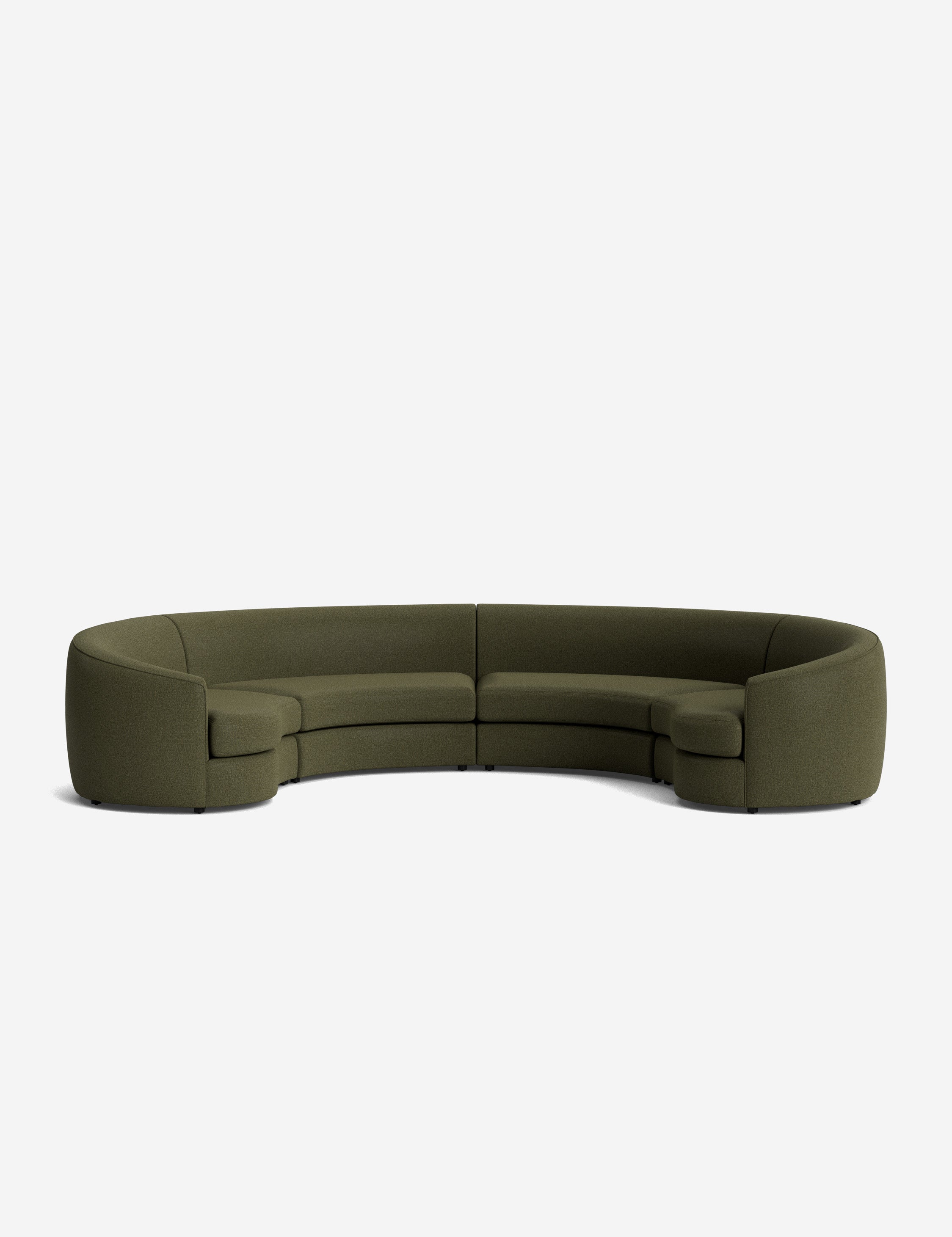 Lulu and Georgia - Imada Modular Curved Sectional Sofa