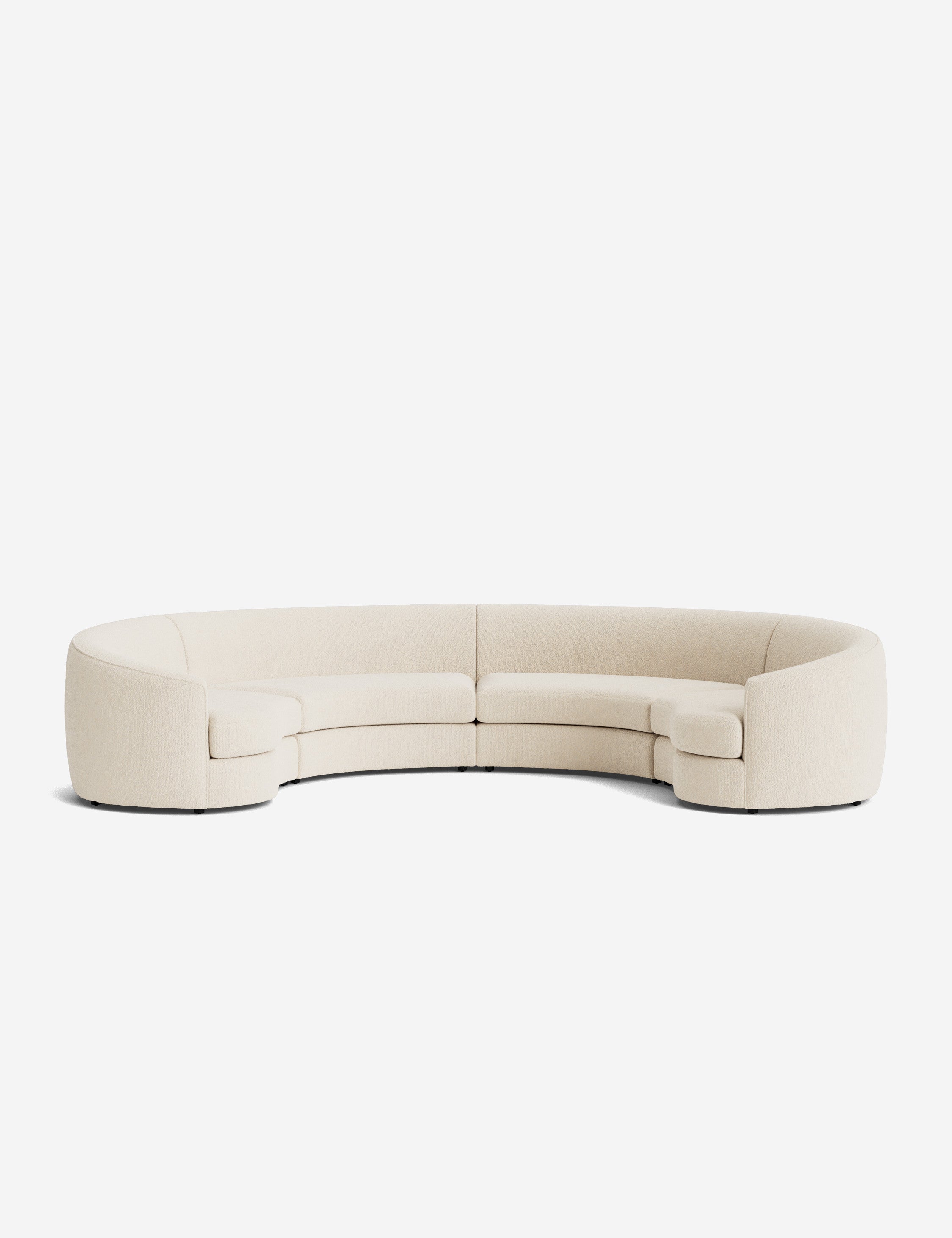 Lulu and Georgia - Imada Modular Curved Sectional Sofa