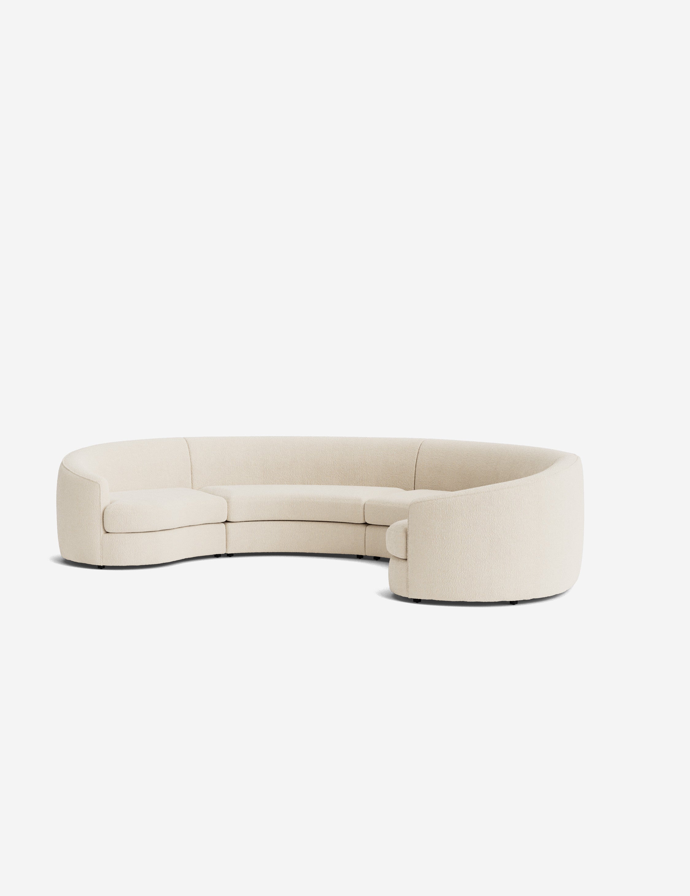 Lulu and Georgia - Imada Modular Curved Sectional Sofa