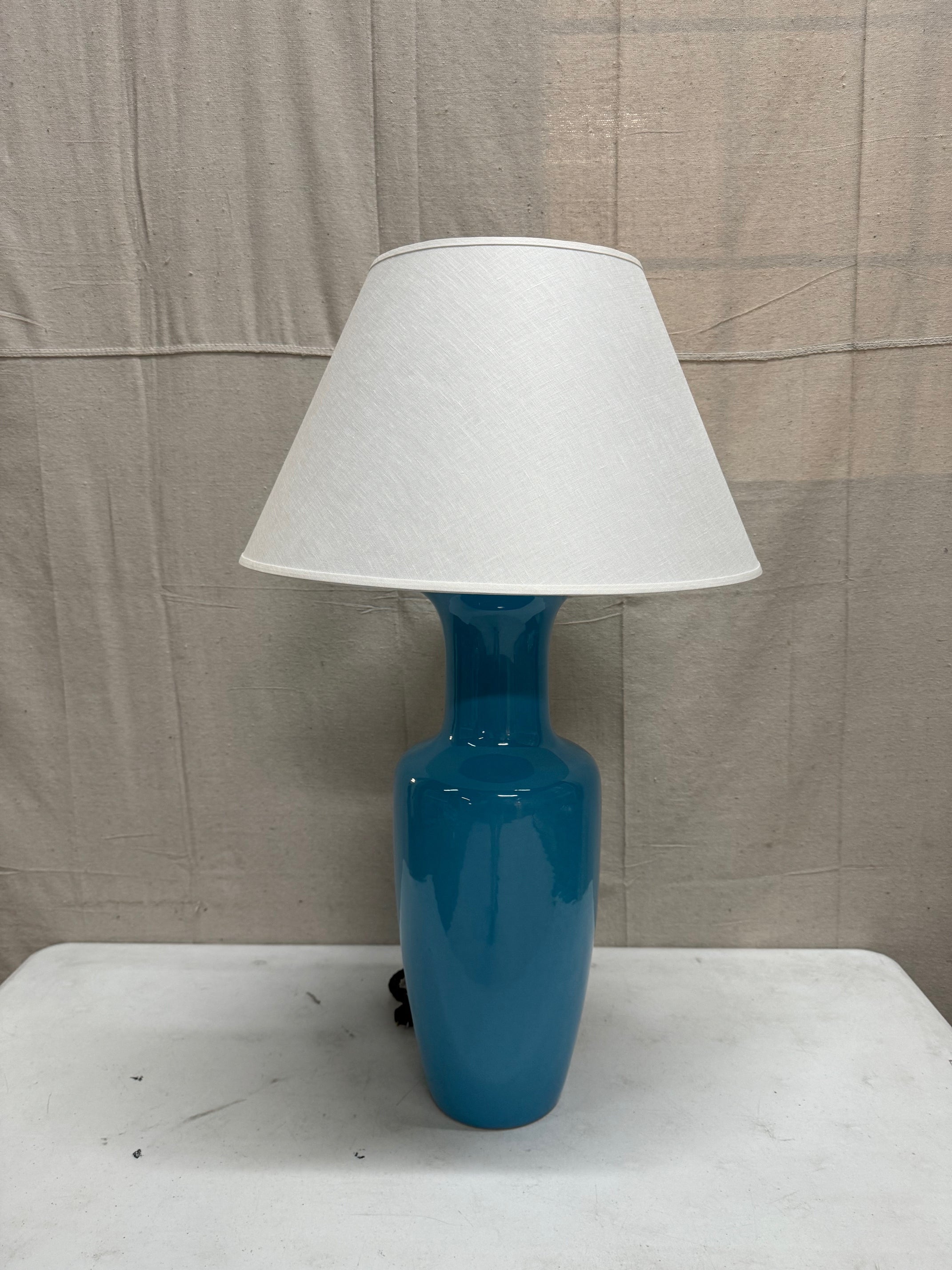 Nicky Kehoe - VTG BLUE TABLE LAMP
