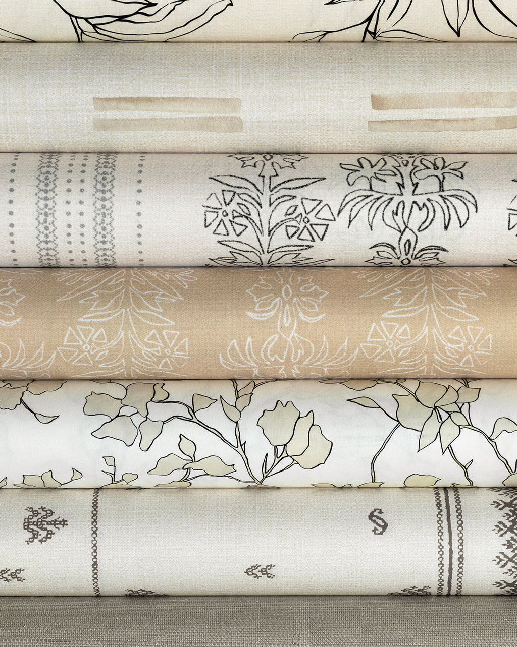 McGee & Co - Blair Sketched Floral Wallpaper